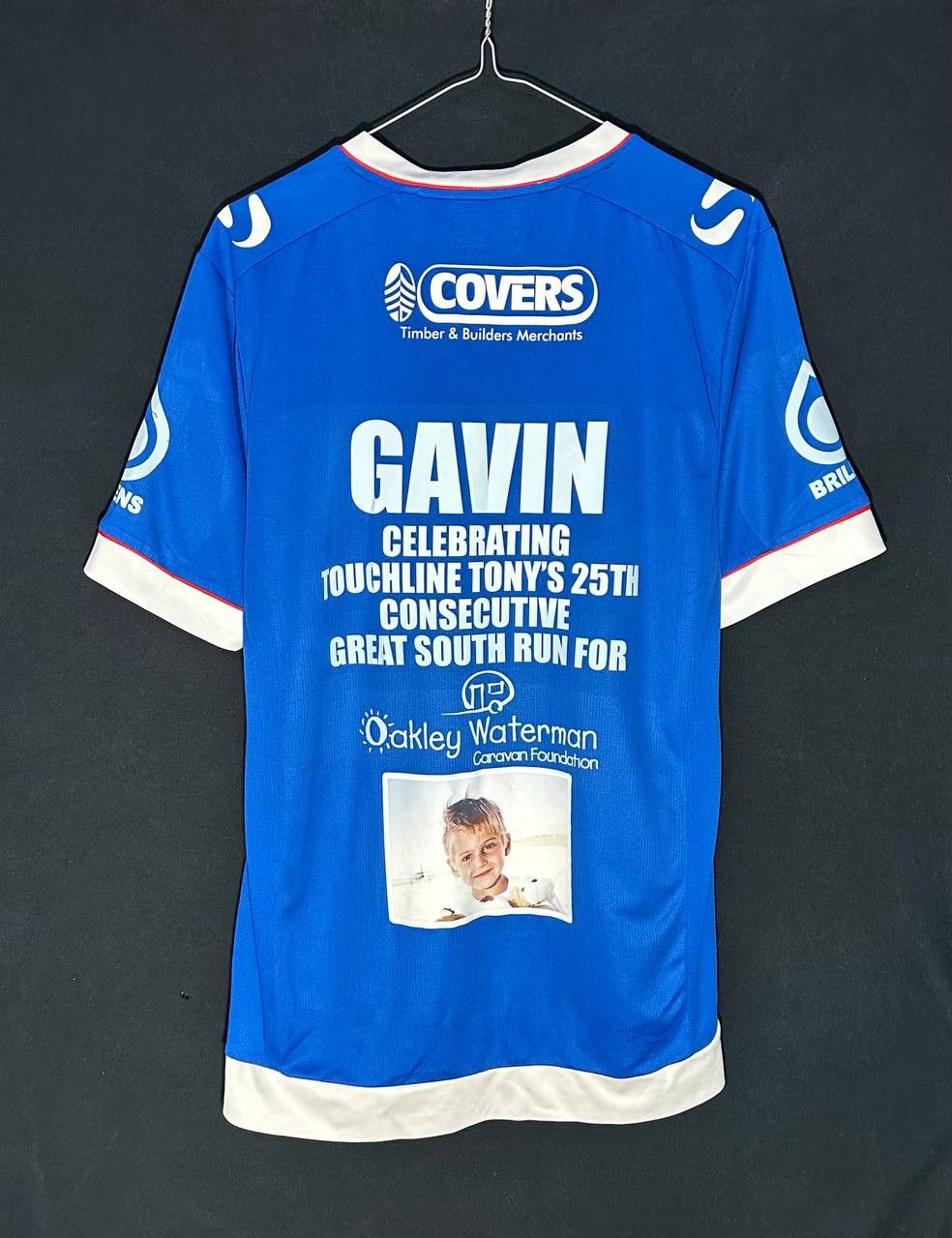 Other Portsmouth Home Sandico 2016 2017 football jersey special Size US M / EU 48-50 / 2 - 2 Thumbnail