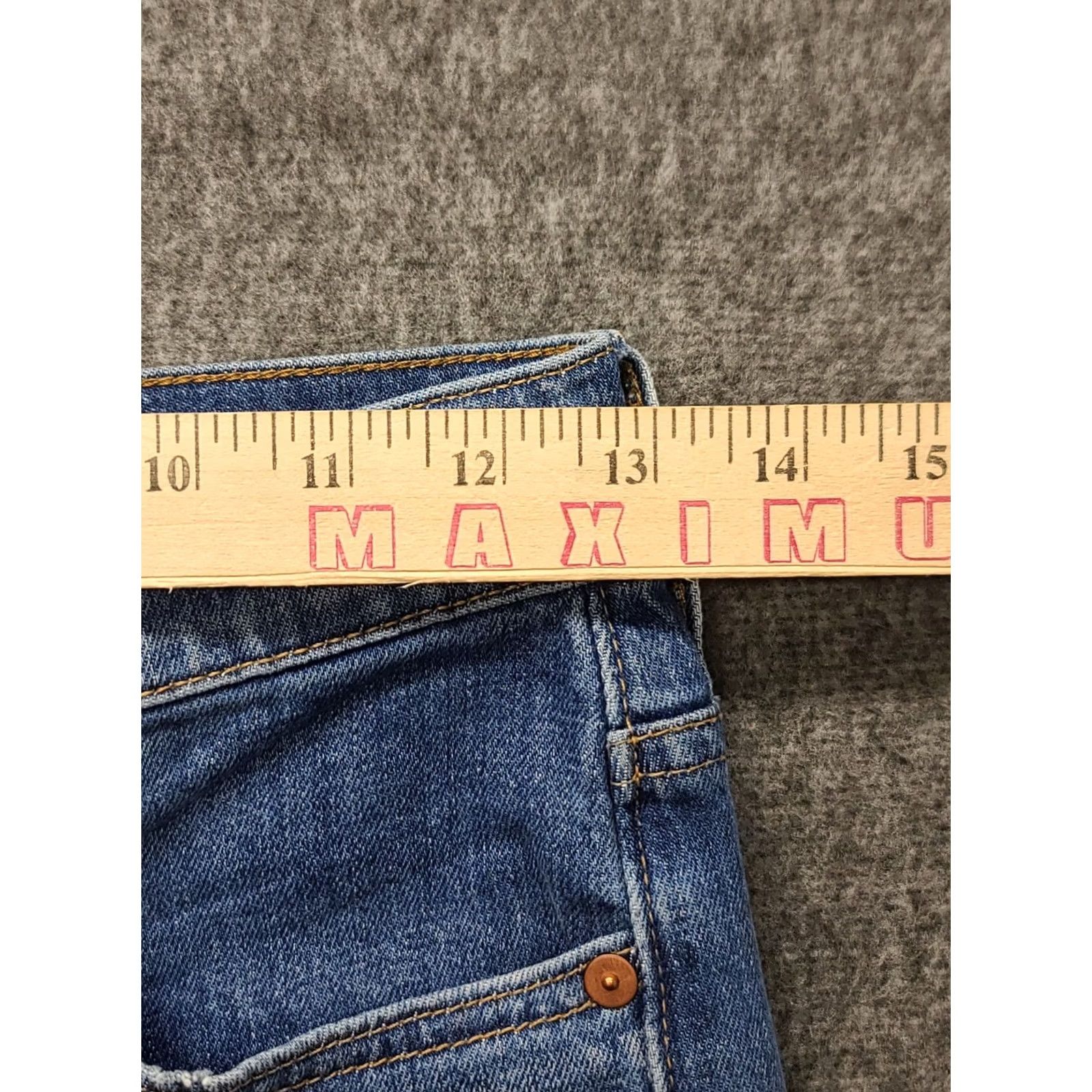 Madewell Madewell The Perfect Vintage Crop Jeans Womens 25x26 Regular Medium Wash Slimming Stretch Denim 5-Pocket Size 42" / US 20 - 4 Thumbnail