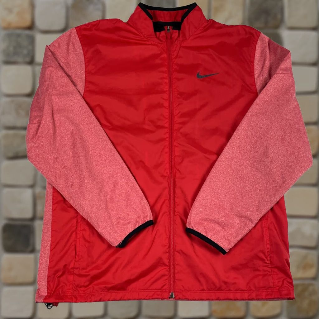 Nike Nike Jacket Mens Large Red Golf Full Zip Ultralight Lined Golfing Mock Size US L / EU 52-54 / 3 - 1 Thumbnail