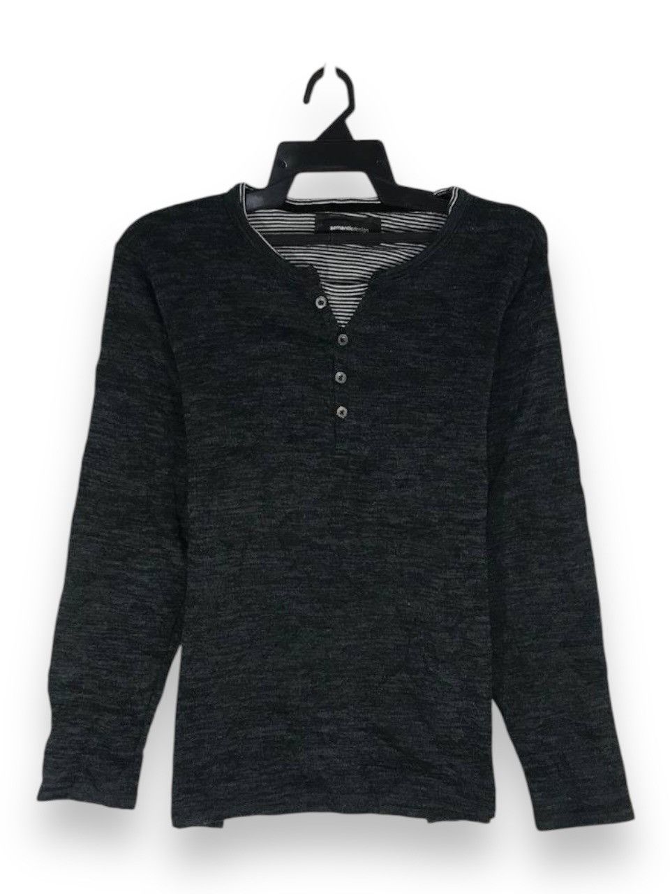 semanticdesign Rare design long sleve v neck gothic design Size US L / EU 52-54 / 3 - 1 Thumbnail