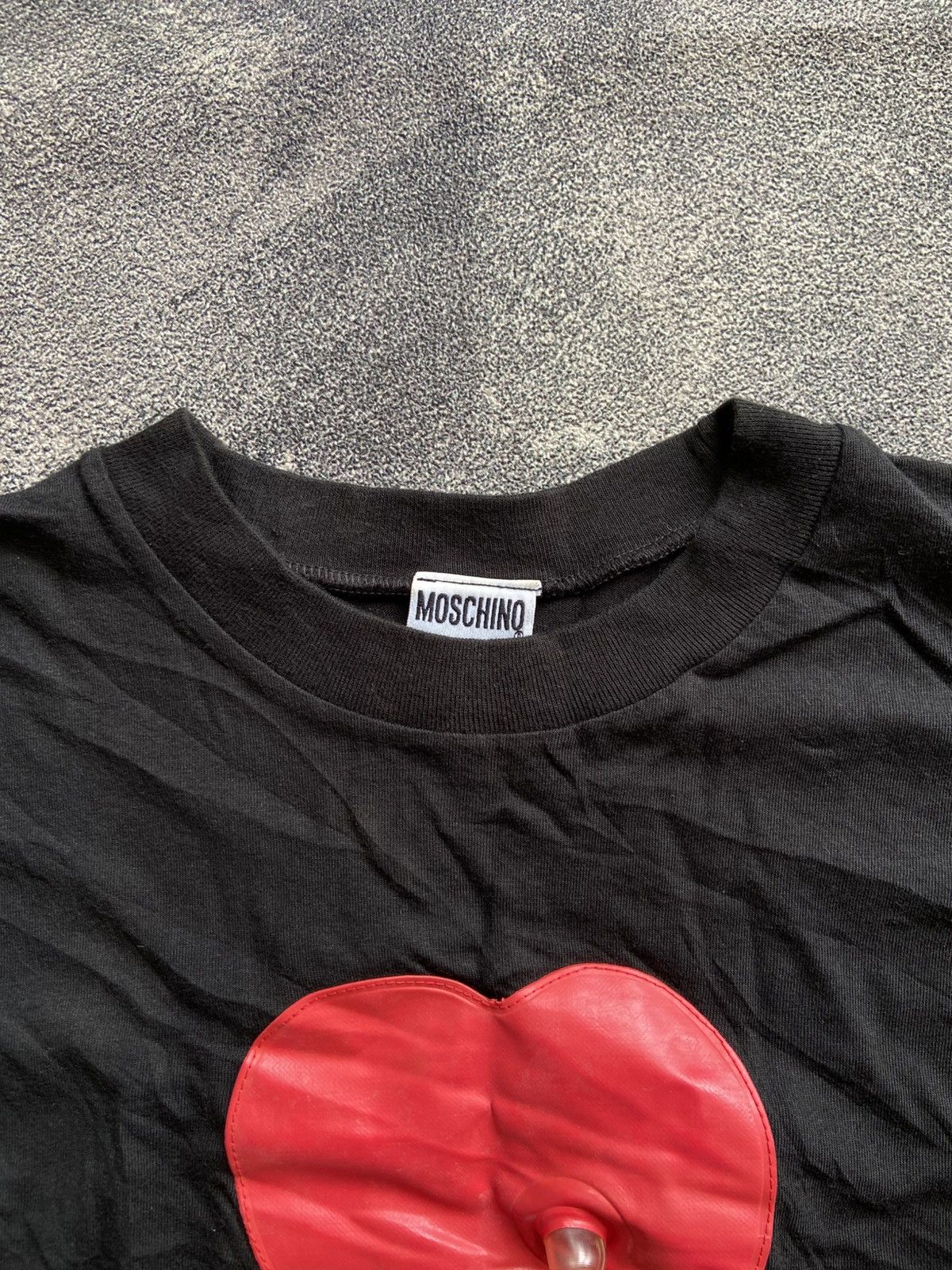 Moschino Moschino Mare Balon Love Tshirt Size L / US 10 / IT 46 - 3 Thumbnail