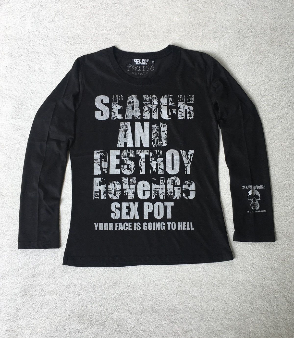 Japanese Brand Sex Pot Revenge Longsleeve Tshirt Size US M / EU 48-50 / 2 - 1 Thumbnail