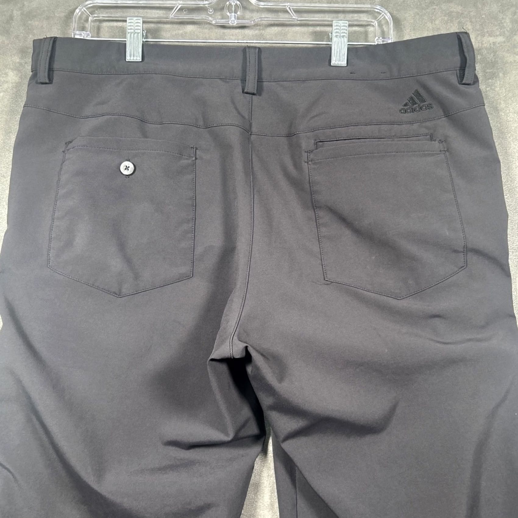 Adidas Adidas Golf Chino Pants Mens 36 (Fits 37) x 32 Black ClimaLite Straight Leg Size US 36 / EU 52 - 7 Thumbnail