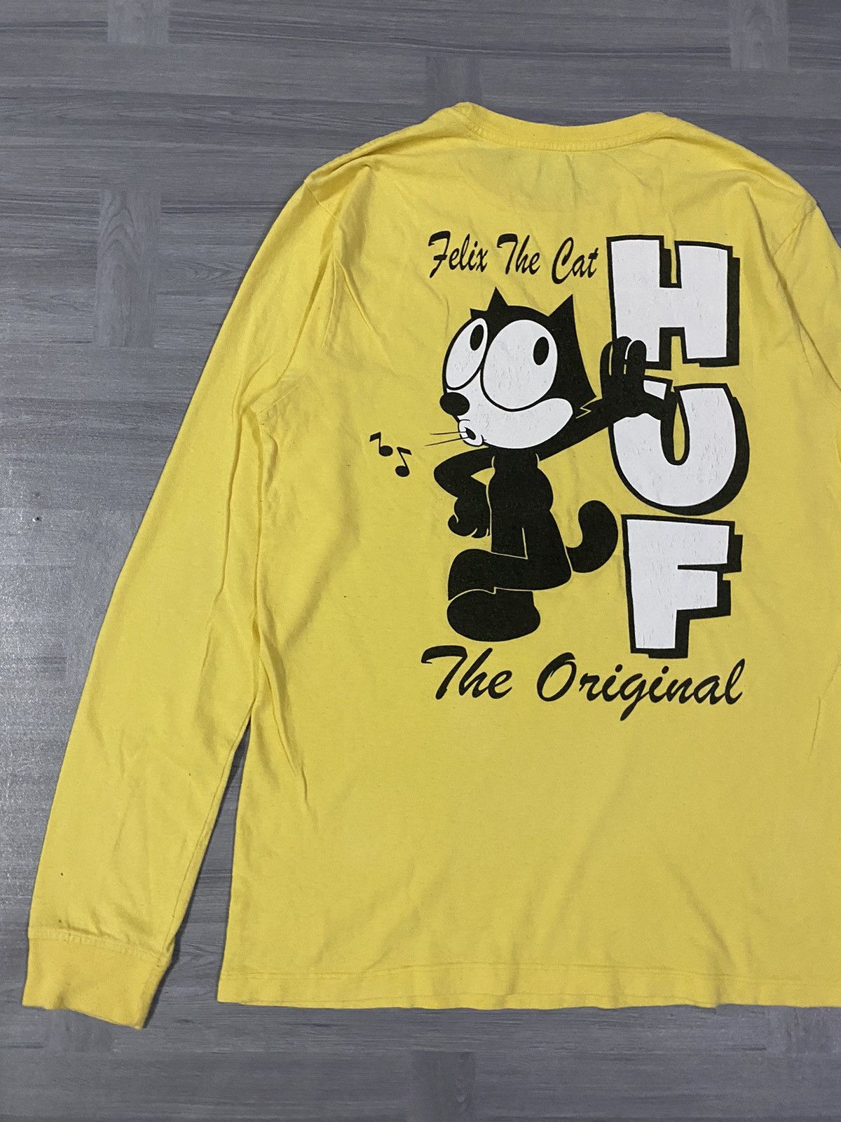 Huf Huf x Felix The Cat Graphics Yellow Long Sleeve Size US S / EU 44-46 / 1 - 5 Thumbnail