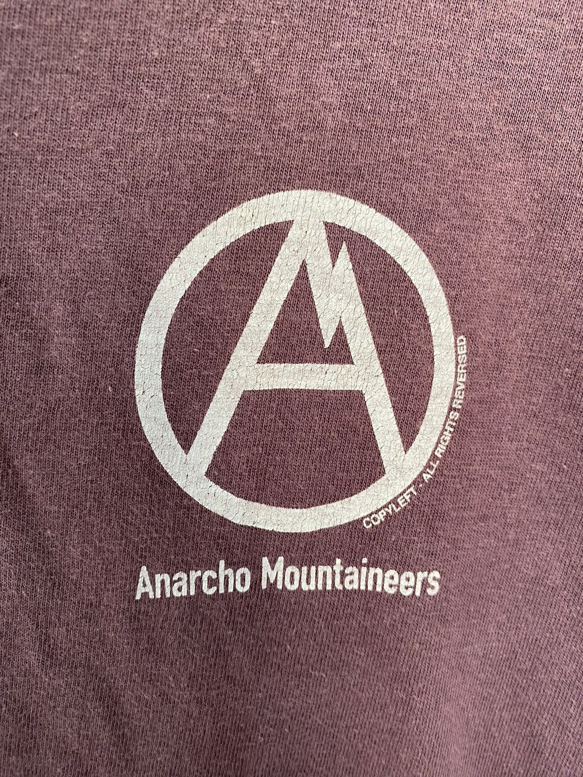 General Research 2007 Anarchy Anarcho Mountaineers tee Size US L / EU 52-54 / 3 - 4 Thumbnail