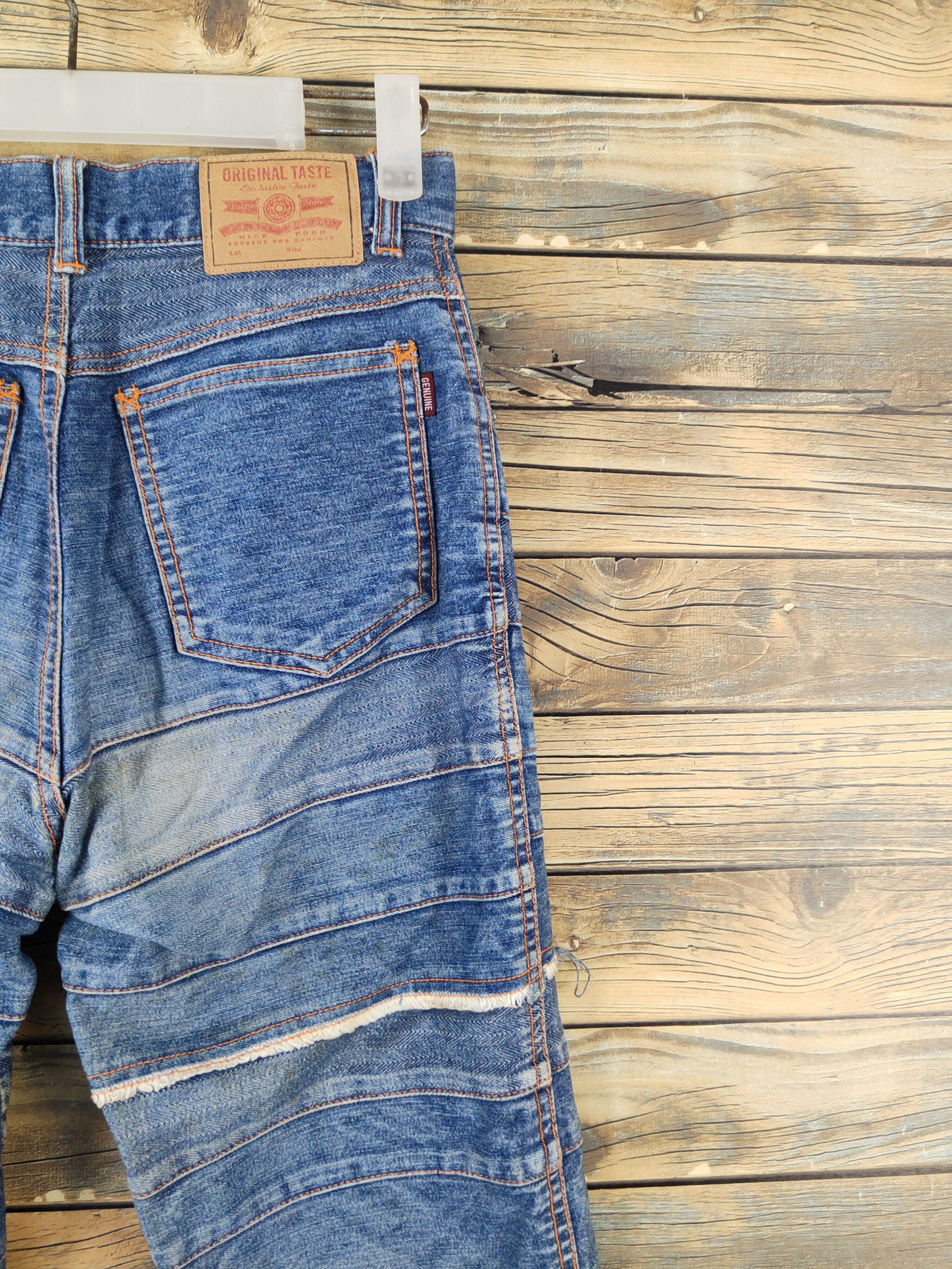Japanese Brand DL Hagi Stye Like Hysteric Back & Forth denim Pants #W1593 Size US 27 - 13 Thumbnail