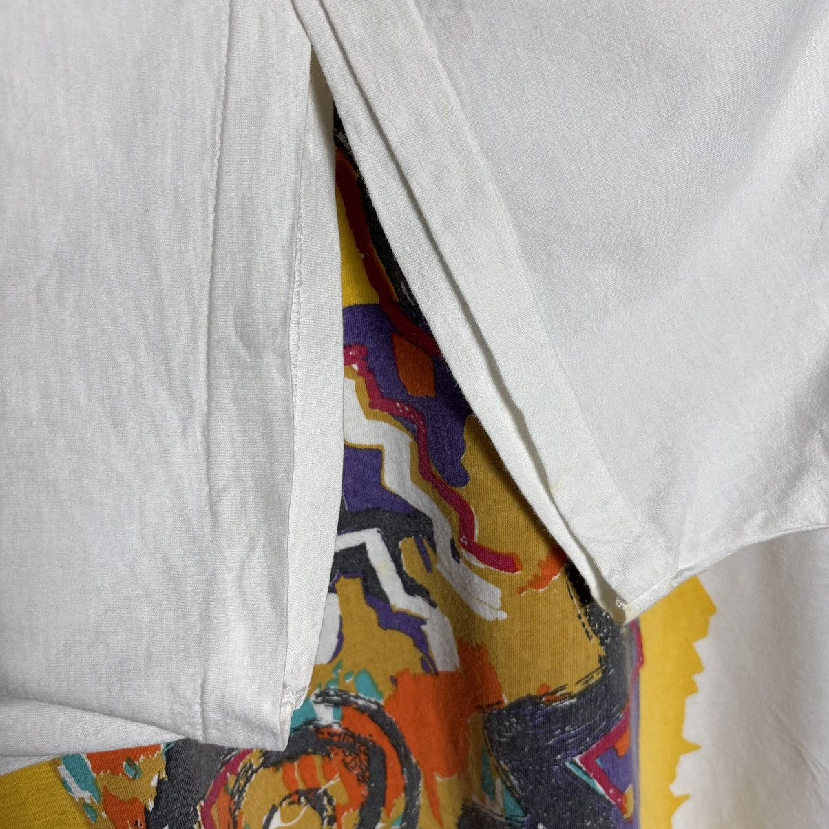 Vintage Vintage 90s Abstract Graphic Art T-Shirt / Picasso Size US XL / EU 56 / 4 - 4 Thumbnail