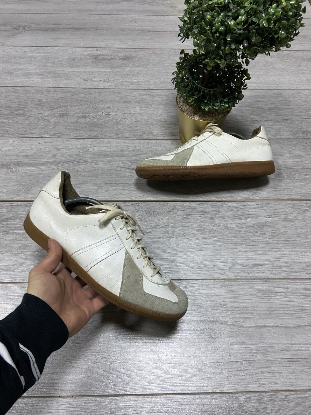 Vintage GAT BW-sport 300 305 Margiela vintage leather trainers Size US 13 / EU 46 - 1 Thumbnail