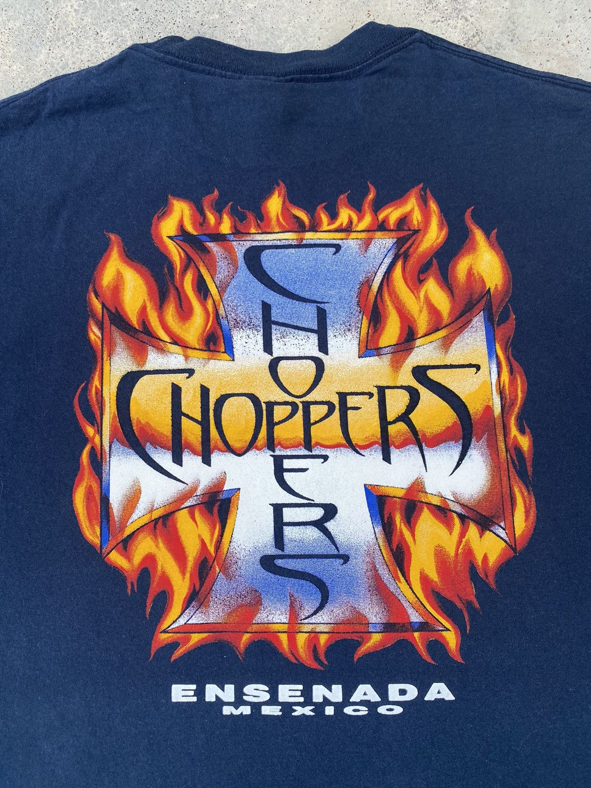 Vintage × West Coast Choppers Vintage Y2K West Coast Choppers Flame Size US XL / EU 56 / 4 - 2 Thumbnail