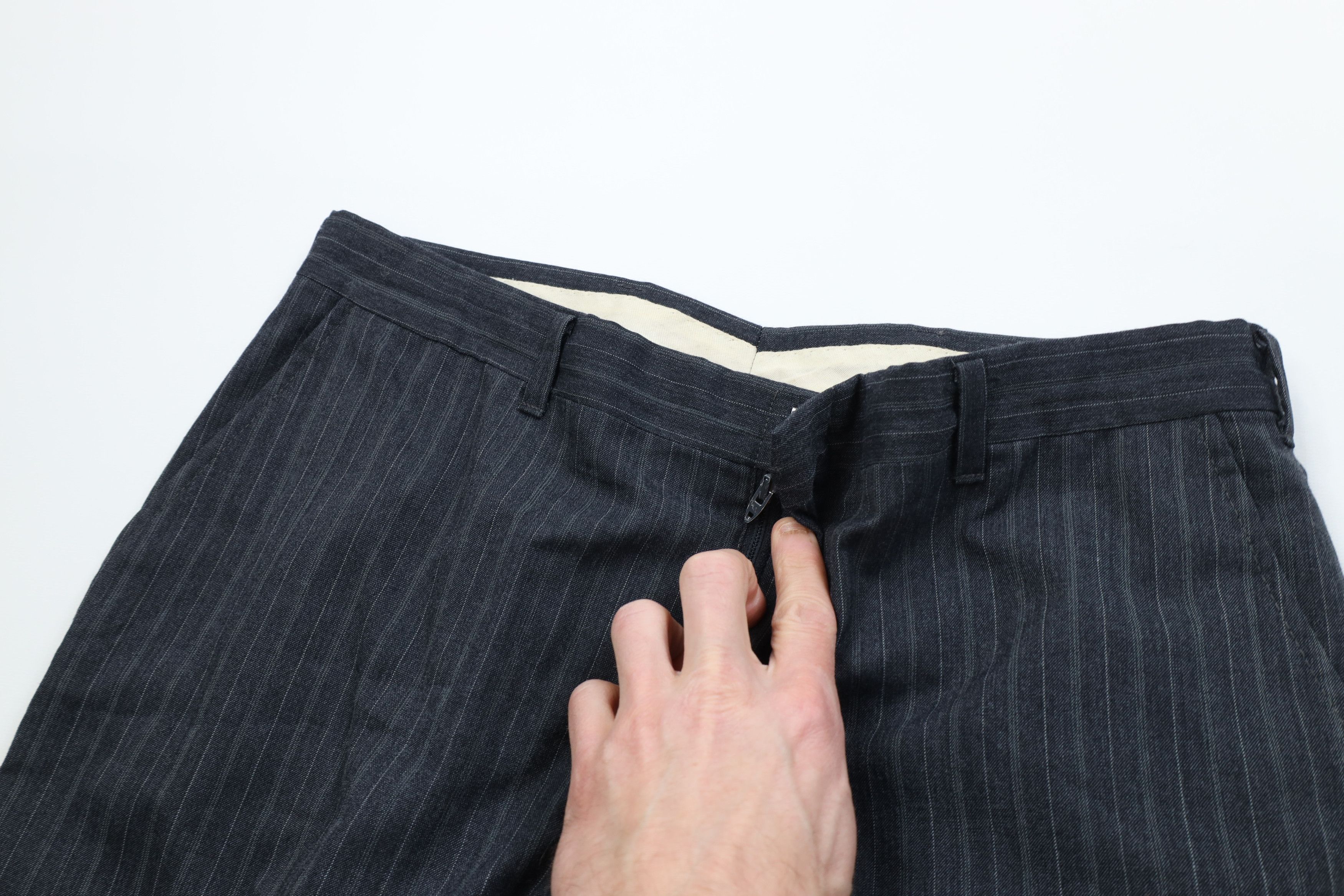 Vintage Vintage 60s 70s Streetwear Striped Wide Leg Chino Pants USA Size US 32 / EU 48 - 9 Thumbnail