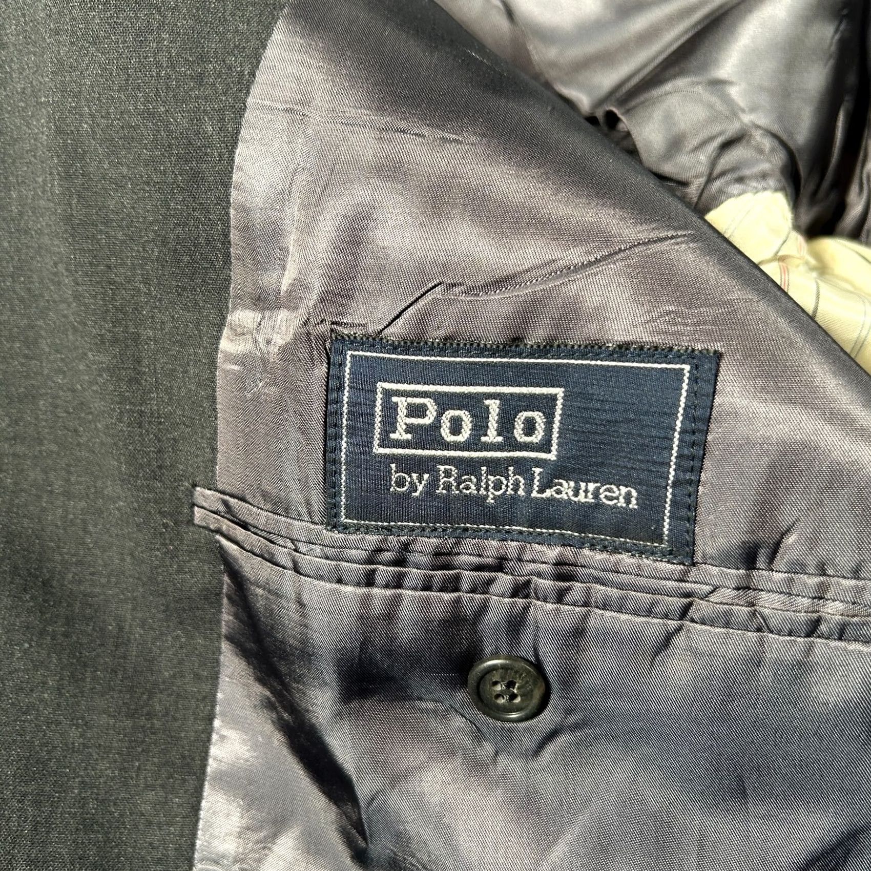 Ralph Lauren Polo Ralph Lauren Blazer Jacket Men 43 Black Notch Lapel Inner Pockets Classic Size US XL / EU 56 / 4 - 3 Thumbnail