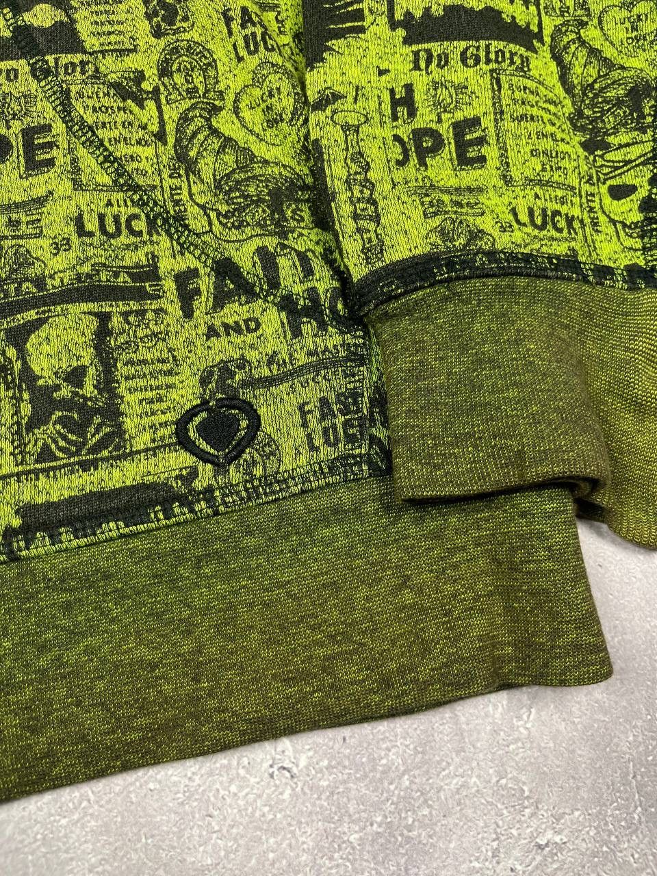 C1RCA Circa Green Fleece Graphic Full Zip Hoodie Men's Size S Size US S / EU 44-46 / 1 - 4 Thumbnail