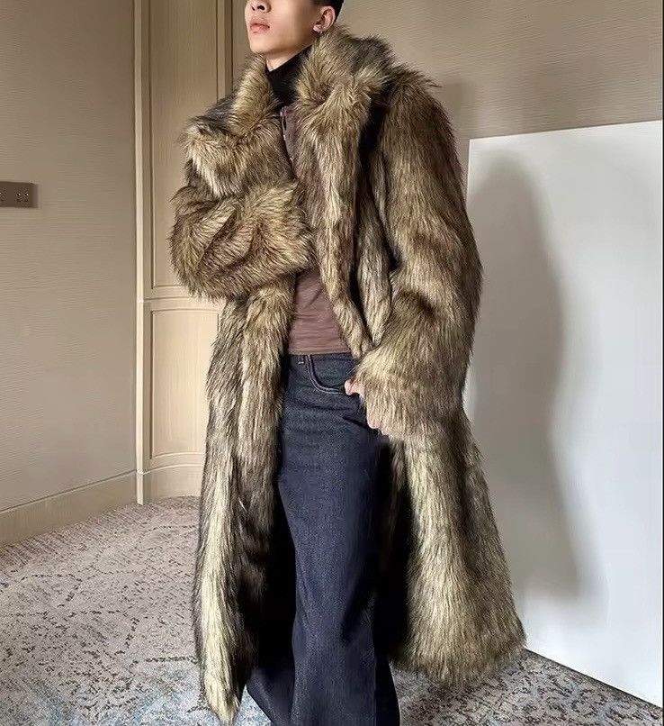 Other Faux Fur Designer Streetwear Maxi Winter Warm Men’s Coat Size US L / EU 52-54 / 3 - 4 Thumbnail