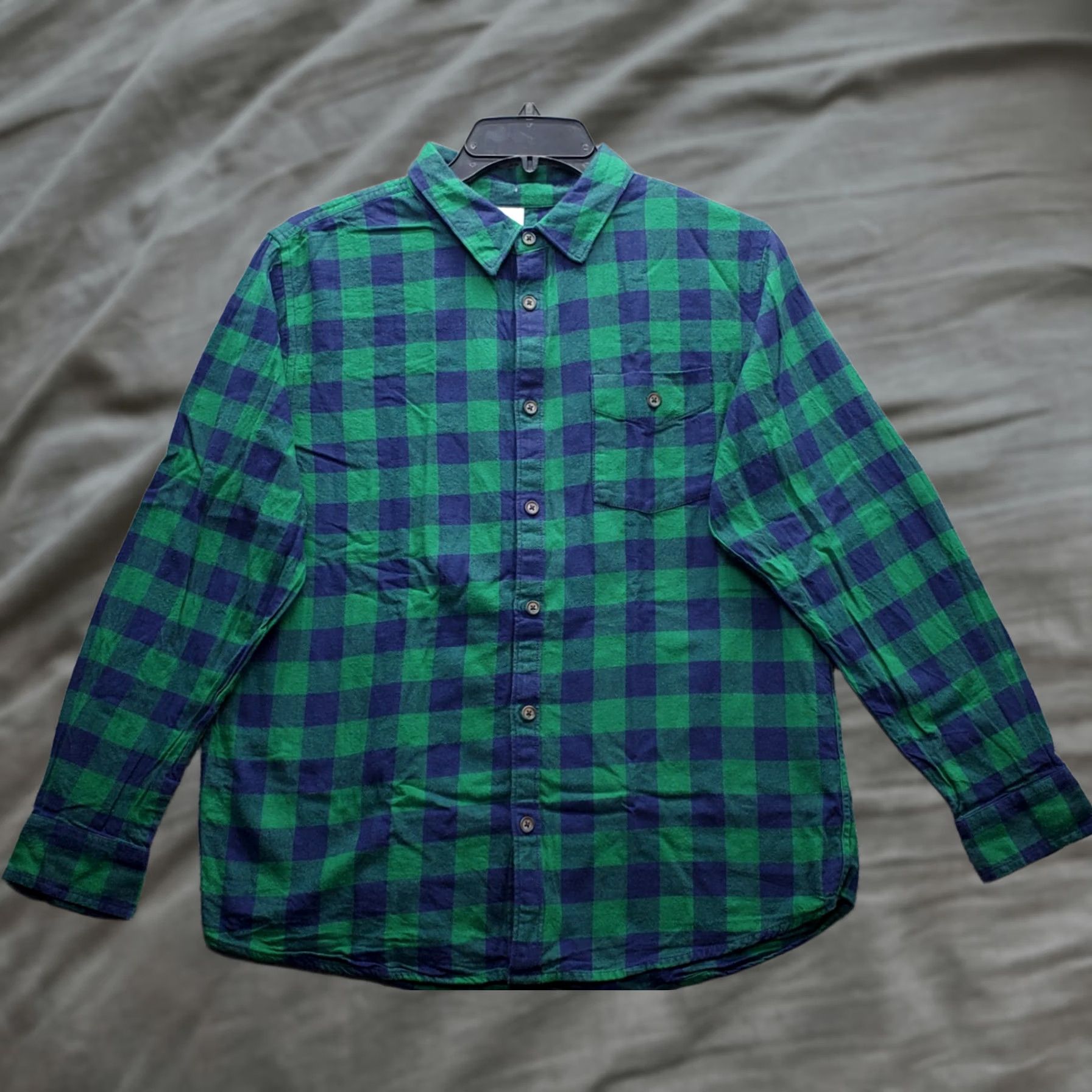 Vintage Hanna Andersson Flannel Shirt Mens M Multi Checkered Pocket Details Button Up Size US M / EU 48-50 / 2 - 1 Thumbnail