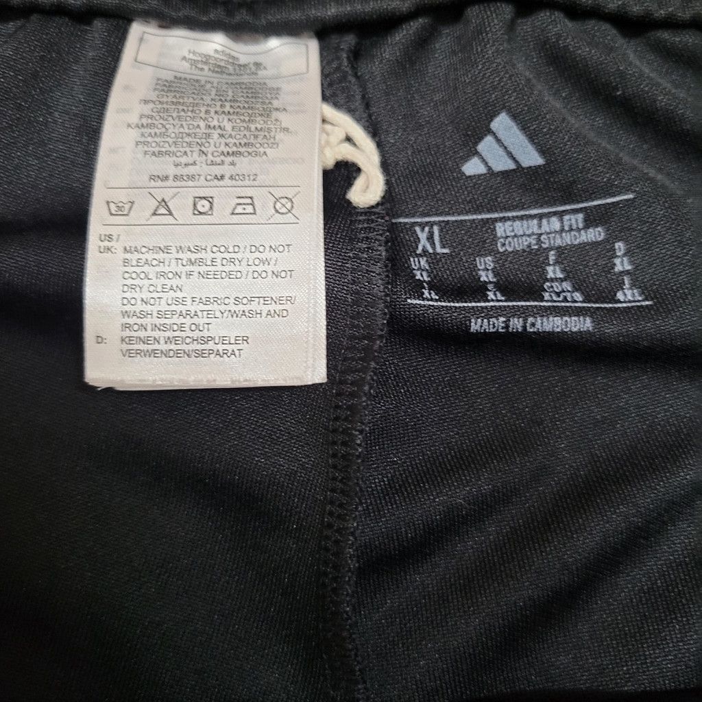Adidas Adidas Men's 3-Stripes Black Zip Ankle Jogging Pants Size XL Size US 42 / EU 58 - 10 Thumbnail