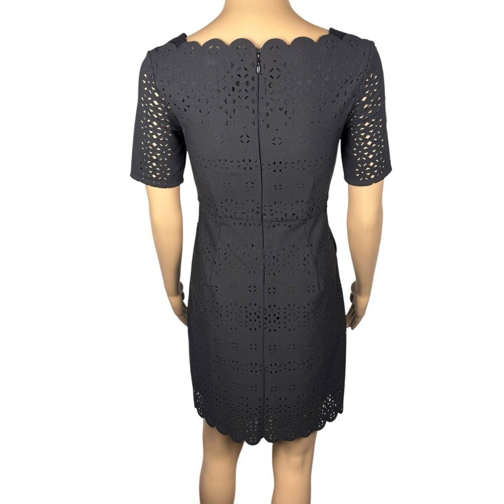 Banana Republic NWT New $138 Banana Republic Laser Cut Black Mini Dress Siz Size XS / US 0-2 / IT 36-38 - 5 Thumbnail