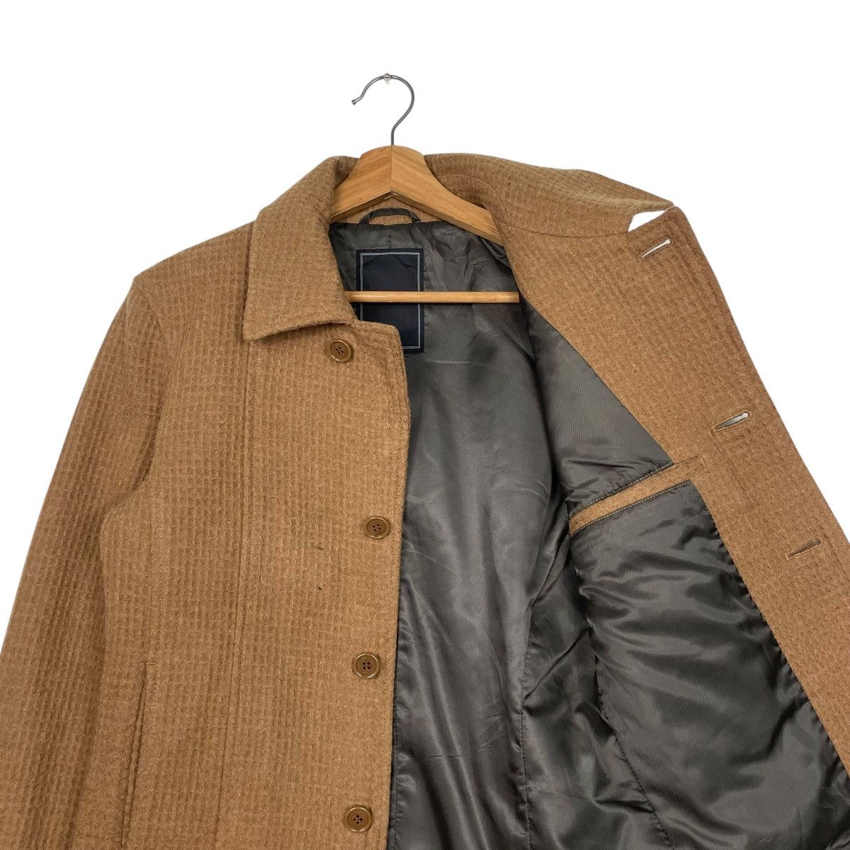 Tete Homme Tete Homme Brown Wool Jacket Size US S / EU 44-46 / 1 - 11 Thumbnail