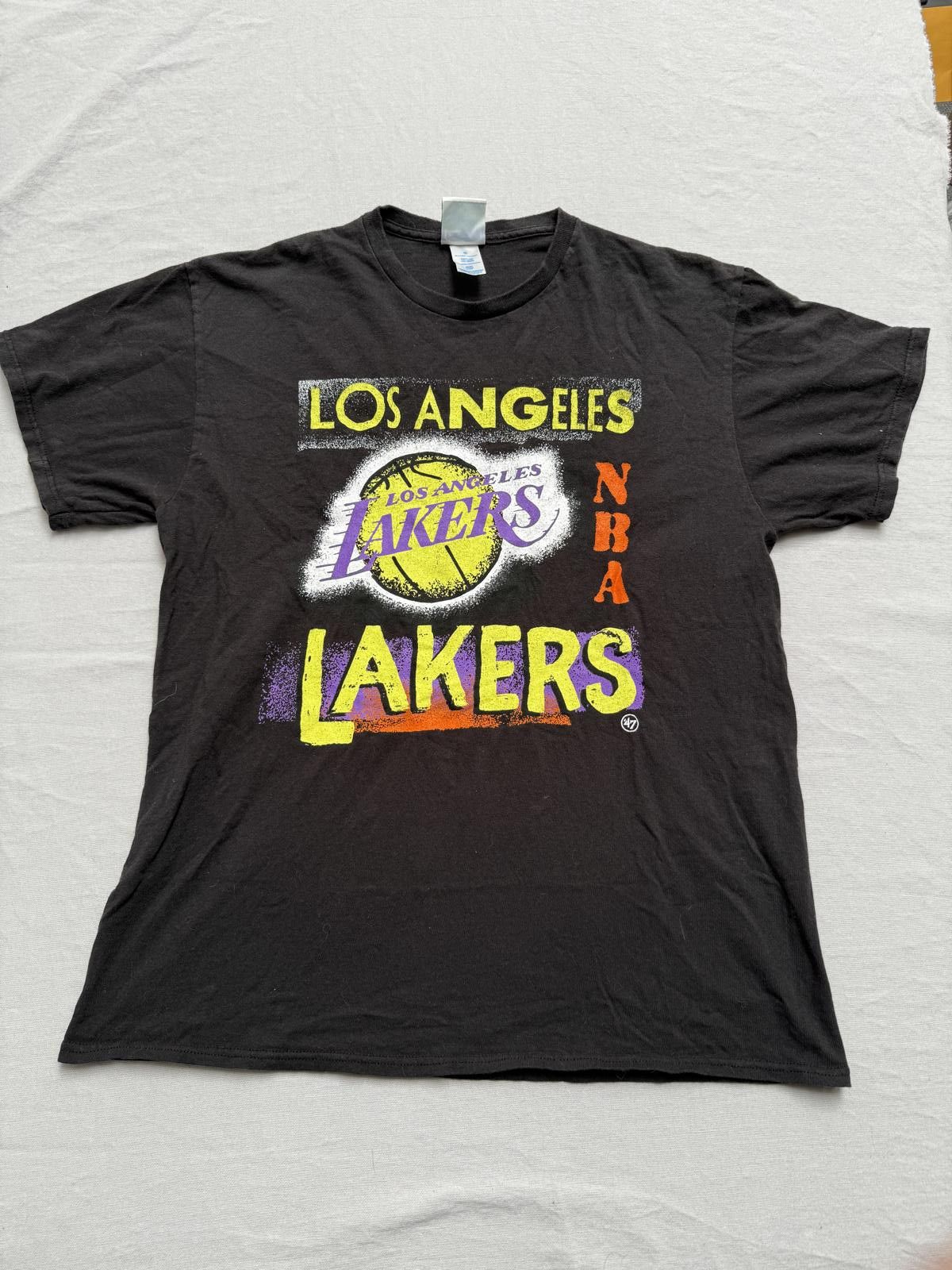 47 Brand VTG NBA LA Lakers T-shirt Los Angeles Vintage Tubular L Size US L / EU 52-54 / 3 - 1 Thumbnail