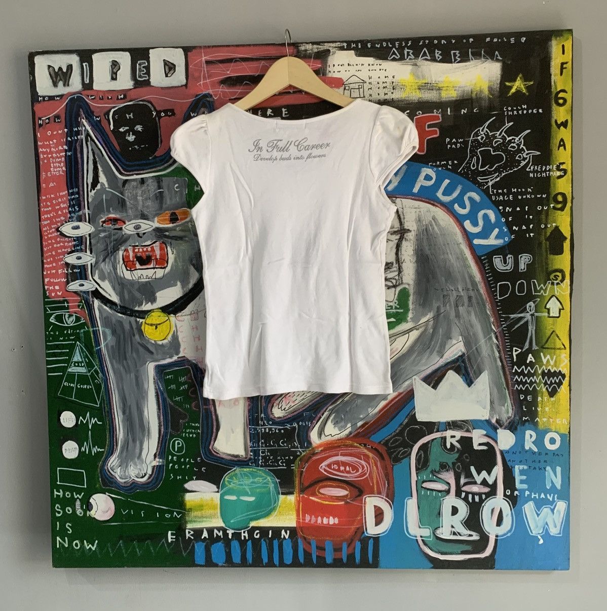 Japanese Brand Japanese Pendora Poem Crown Women Tee Size S / US 4 / IT 40 - 10 Thumbnail