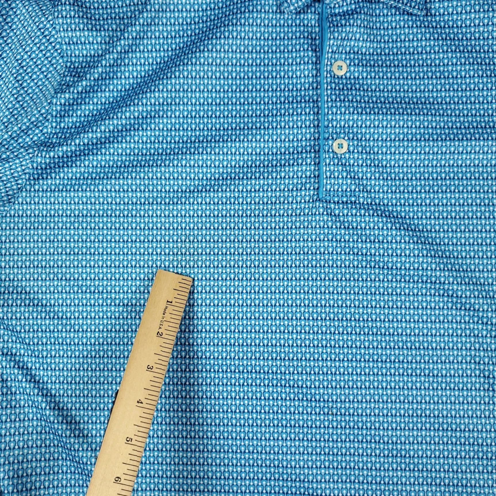 Vintage Greg Norman Polo Shirt Mens 2XL Size Regular Blue Geometric Shark Casual Short Sleeve Polo Shirt Size US XXL / EU 58 / 5 - 3 Thumbnail
