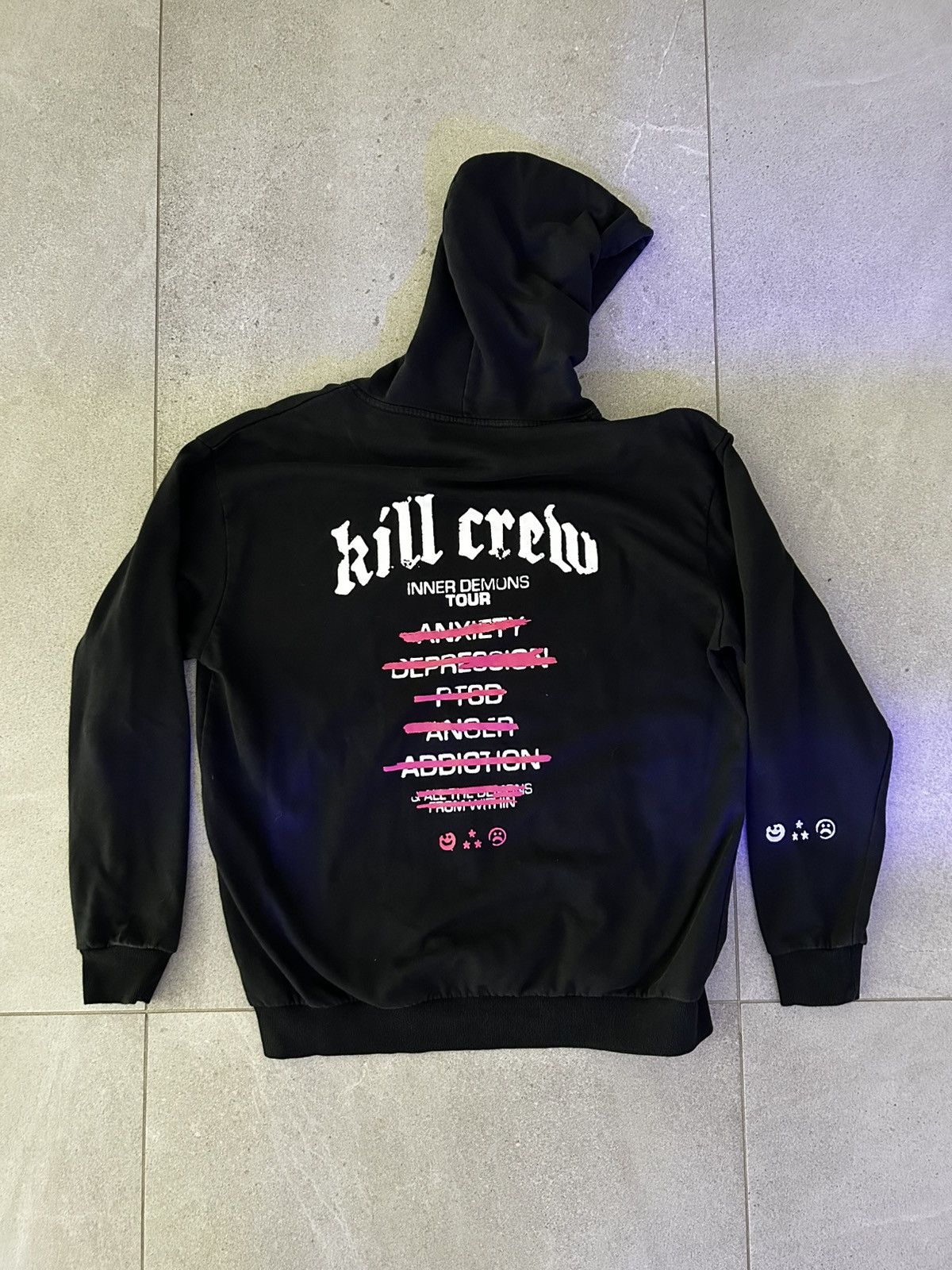 Other Kill Crew Inner Demons Tour Hoodie Black Size L Size US L / EU 52-54 / 3 - 1 Thumbnail