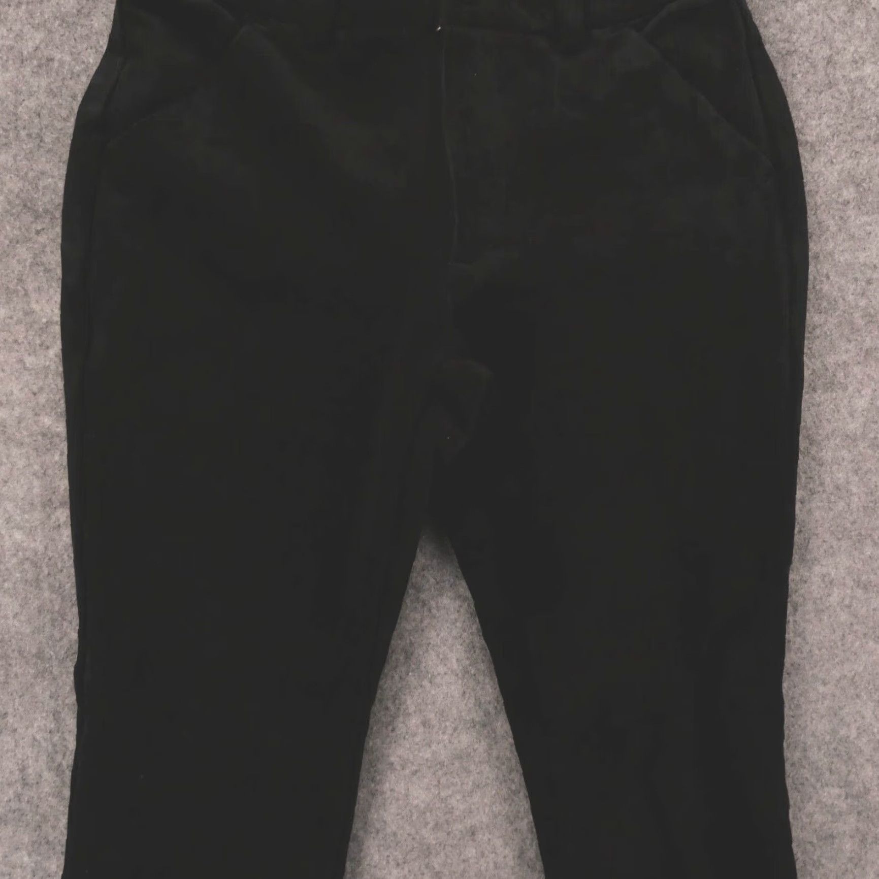 Velour Duluth Pants Womens 2 Stretch Skinny Chino Flat Front Velour Black Size 26" / US 2 / IT 38 - 3 Thumbnail