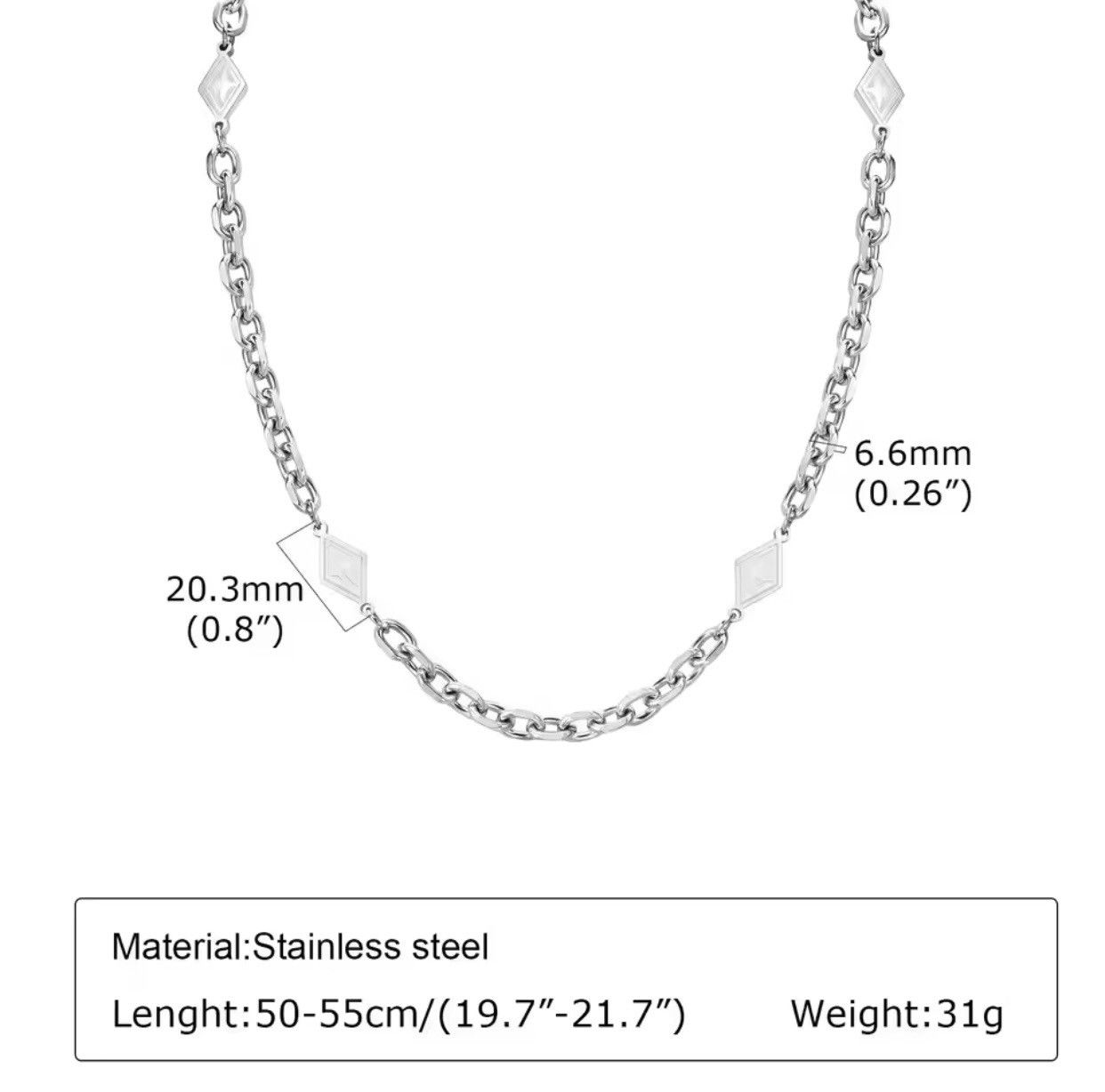 Jewelry Men Link Chain Necklaces Size ONE SIZE - 5 Thumbnail