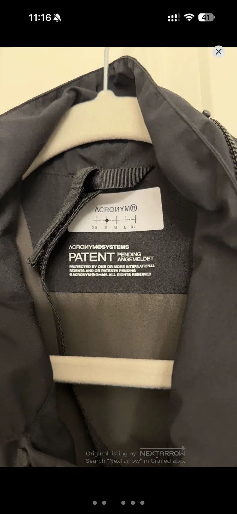 Acronym Acronym Black jacket Size US S / EU 44-46 / 1 - 3 Thumbnail