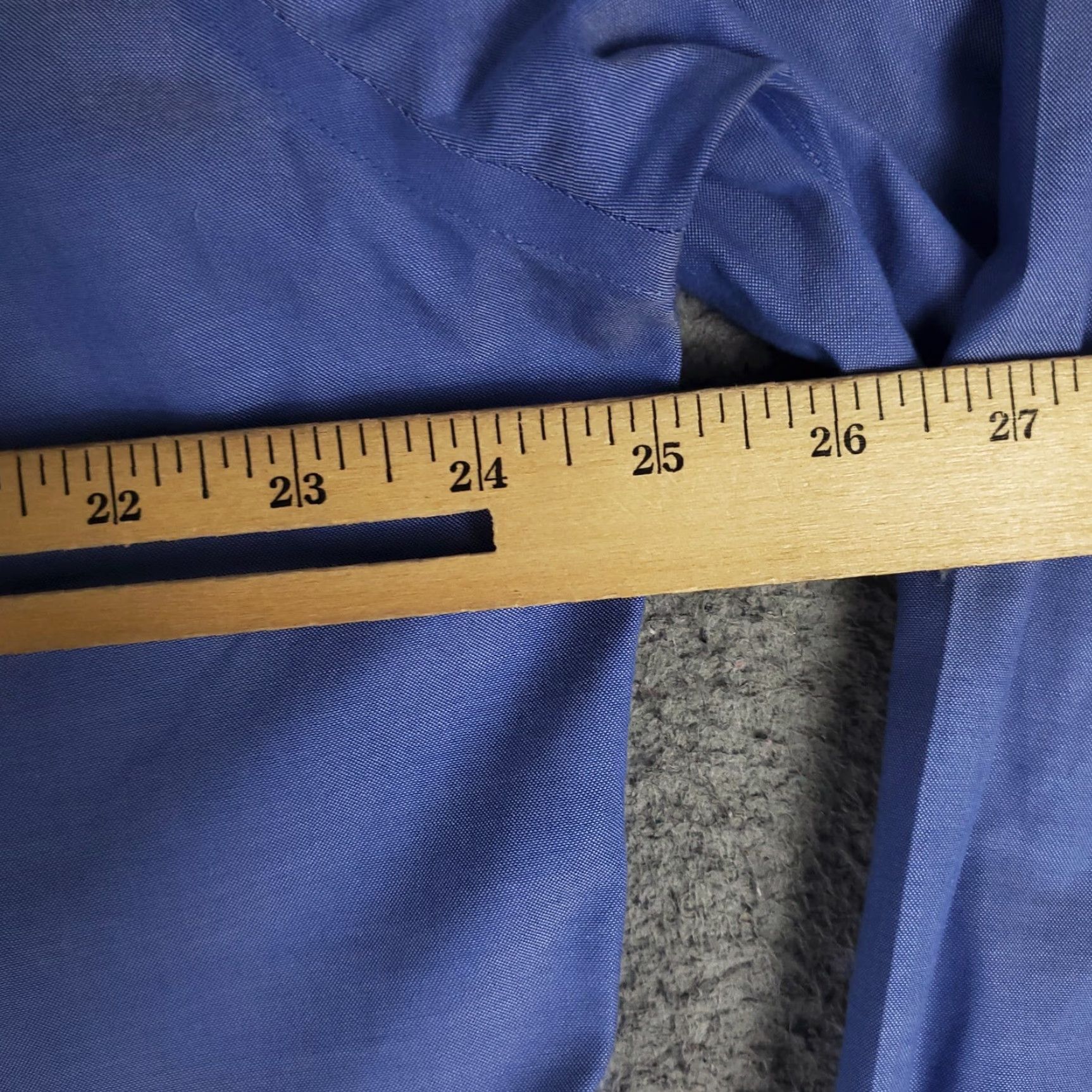 Brooks Brothers Brooks Brothers Dress Shirt Mens 16.5 Blue Long Sleeve Button Up Regular Fit Classic Size 42R - 5 Thumbnail