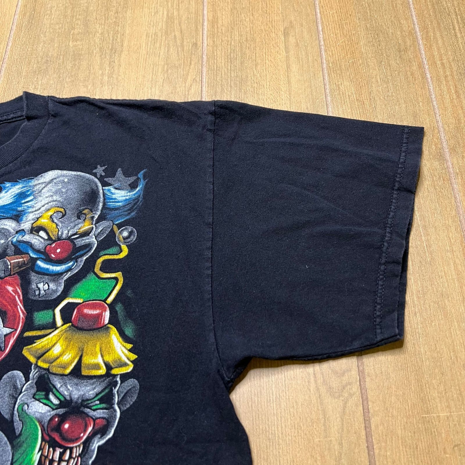 Liquid Blue Y2K Liquid Blue Clown Pattern AOP T-Shirt Sz L/XL Black 2011 Size US L / EU 52-54 / 3 - 4 Thumbnail