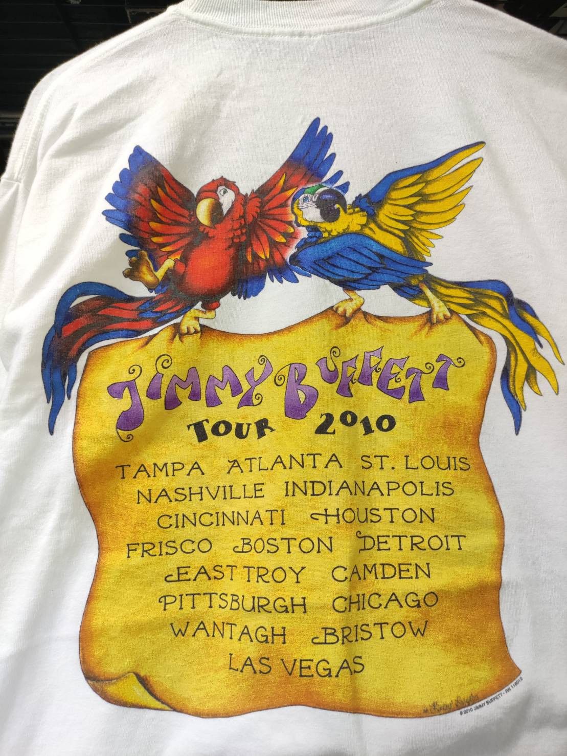 Band Tees Jimmy Buffett Under the Big Top Tour Long Sleeve T-Shirts Size US L / EU 52-54 / 3 - 11 Thumbnail