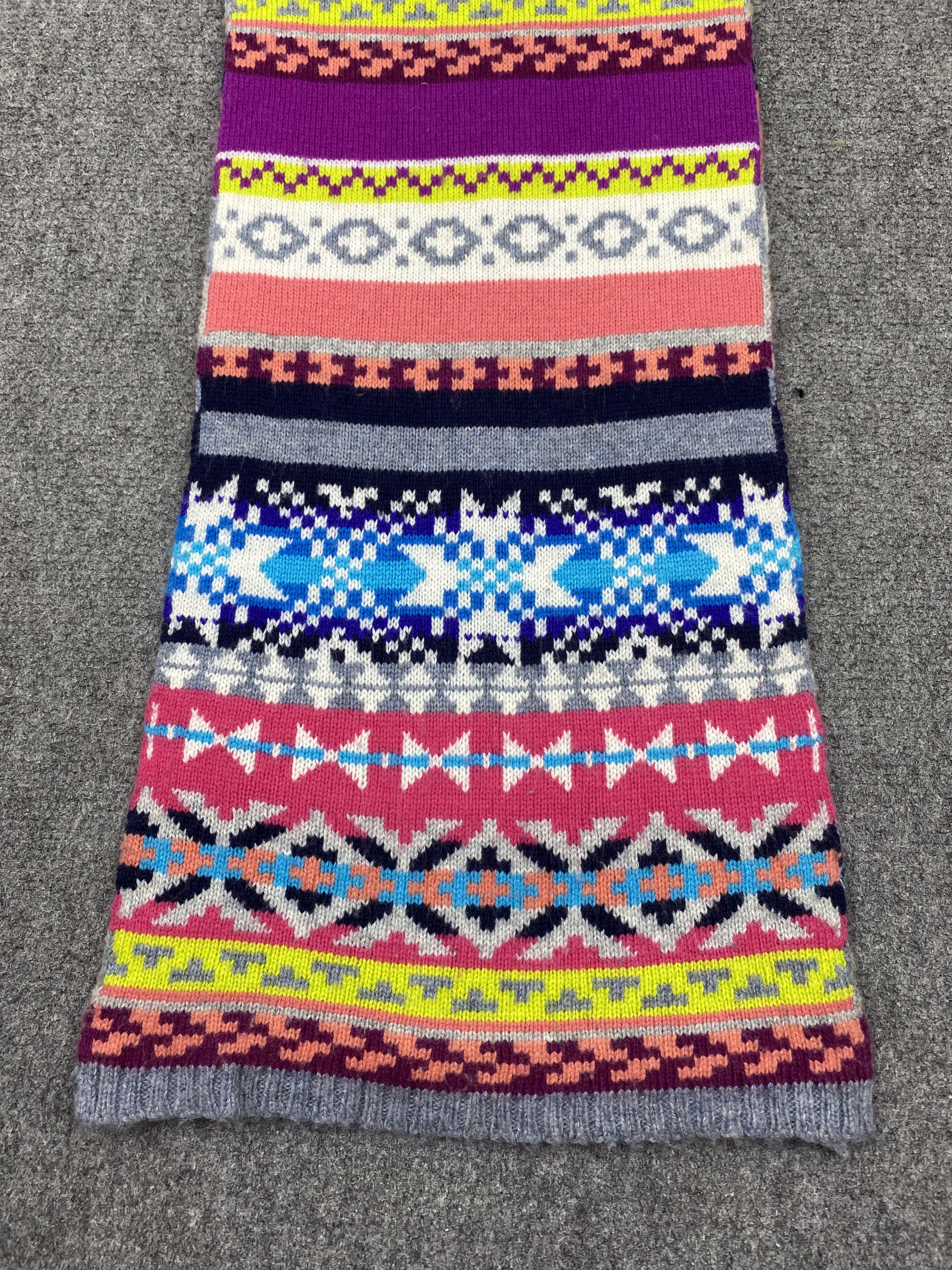 Japanese Brand Japanese Brand Multicolor Scarf / Muffler / Neckwear SC0329 Size ONE SIZE - 6 Thumbnail