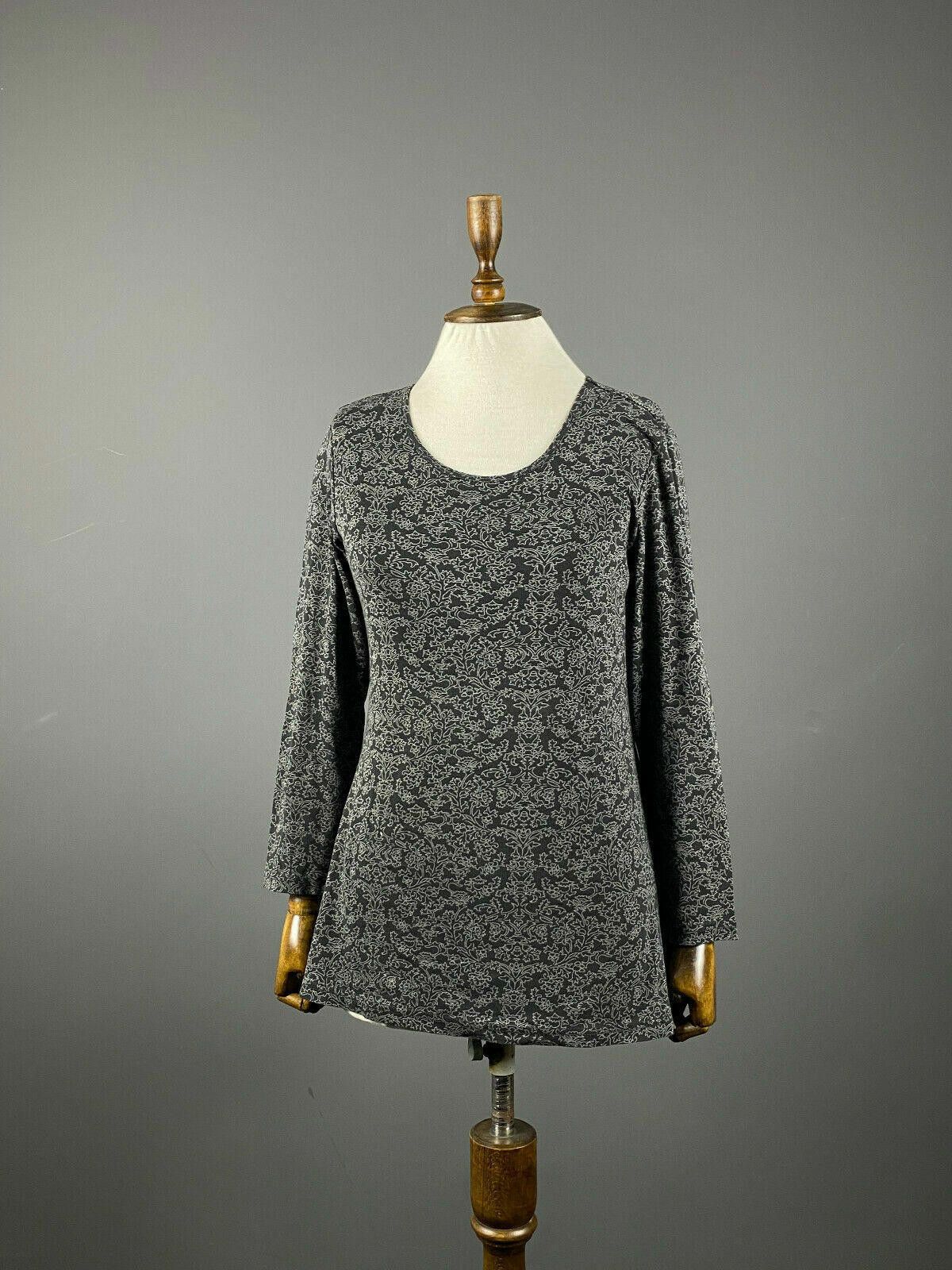Designer Deerberg by Oska Gray Floral Floral Pullover Sweater Size S Size S / US 4 / IT 40 - 1 Thumbnail