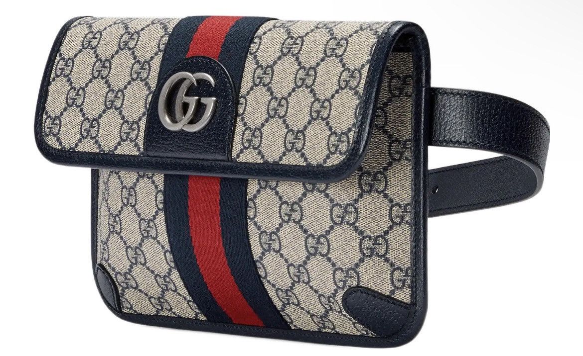 Gucci Gucci Ophidia Canvas with Leather Trim Belt Bag size 90 Size 36 - 3 Thumbnail