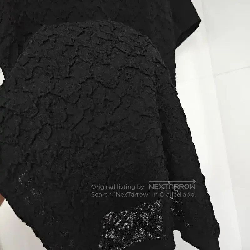 Chanel Chanel Black Wool Short Sleeve T-Shirt . Size M / US 6-8 / IT 42-44 - 6 Thumbnail