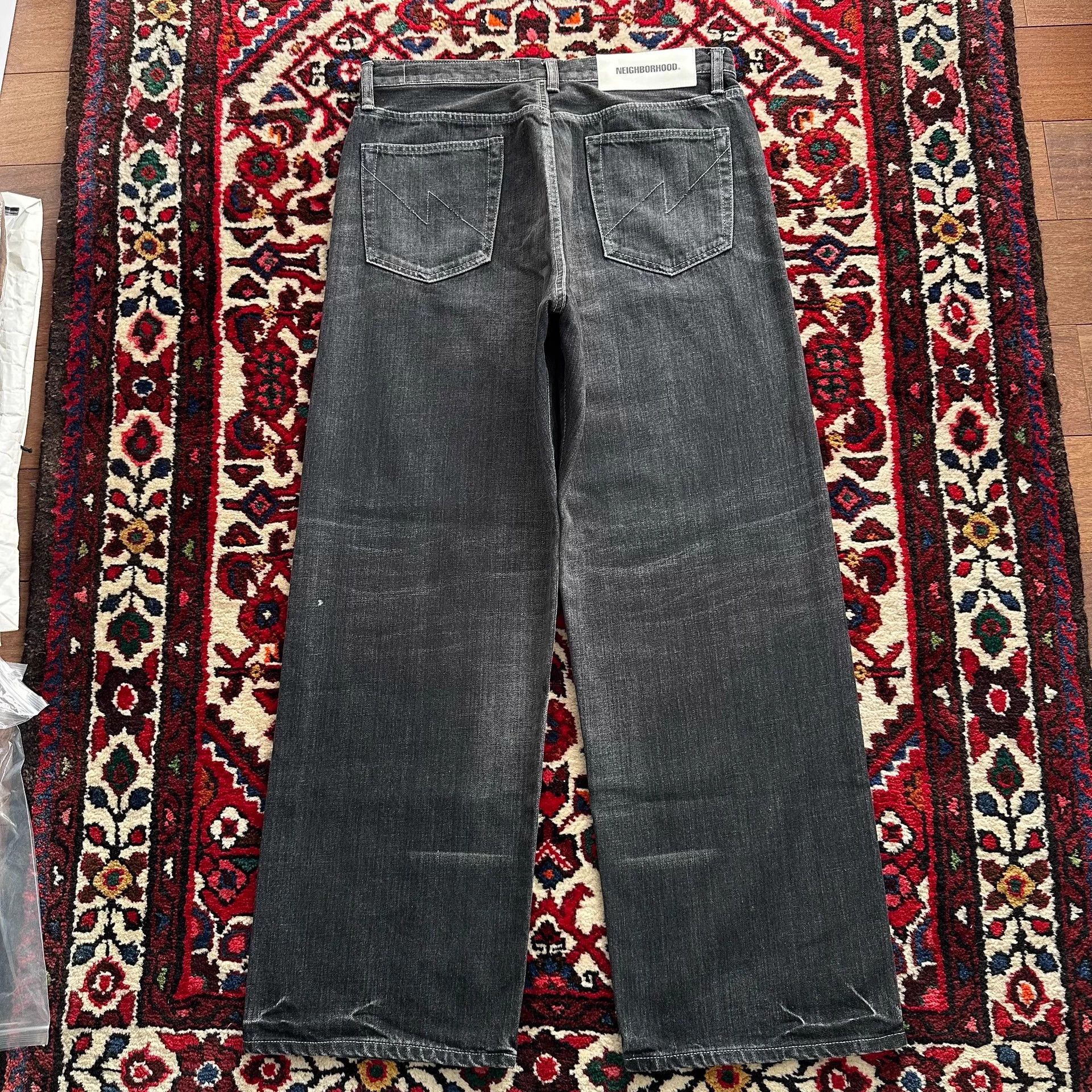 Neighborhood NEIGHBORHOOD 24AW DP WIDE Washed Black Denim Jeans M Size US 32 / EU 48 - 3 Thumbnail