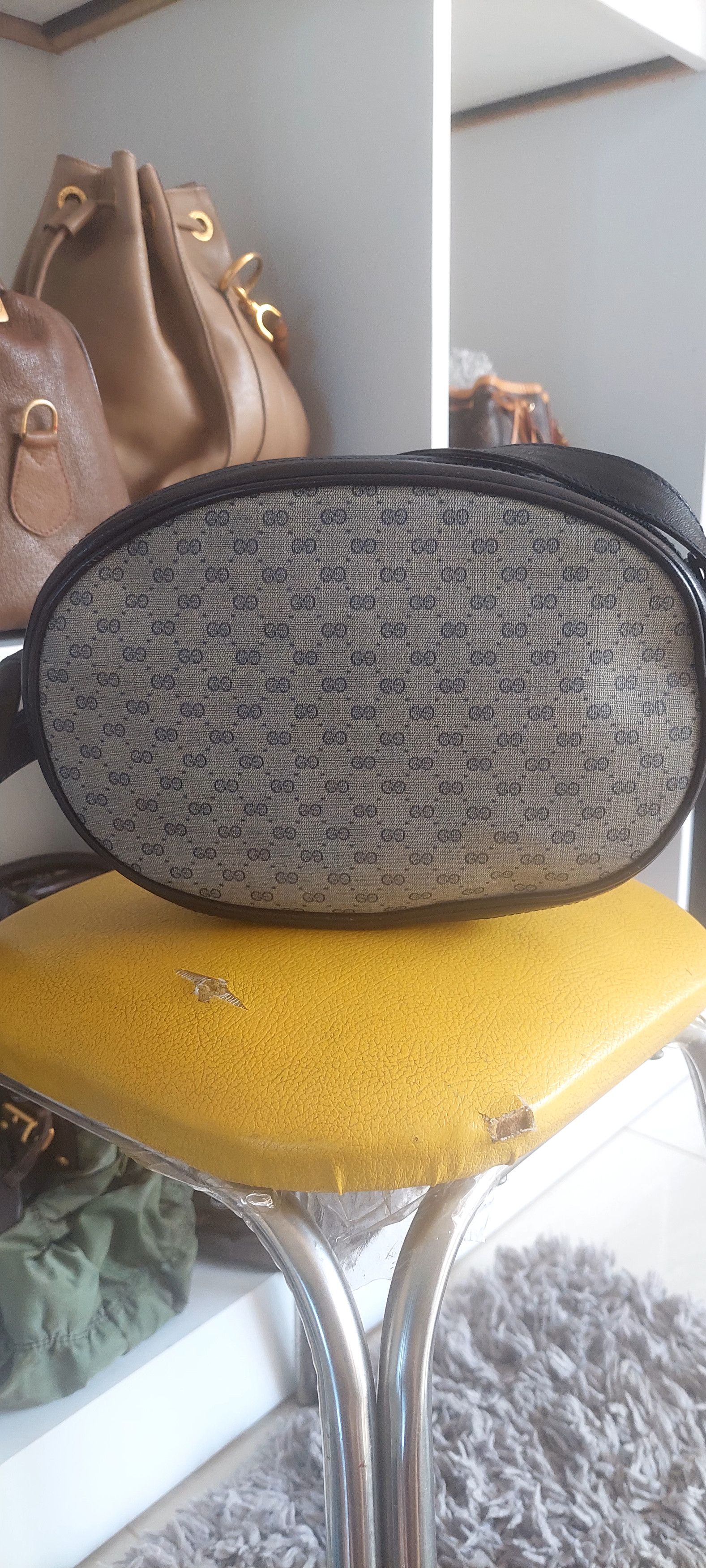 Gucci Gucco Vintage Leather PVC CrossBody Size ONE SIZE - 2 Thumbnail