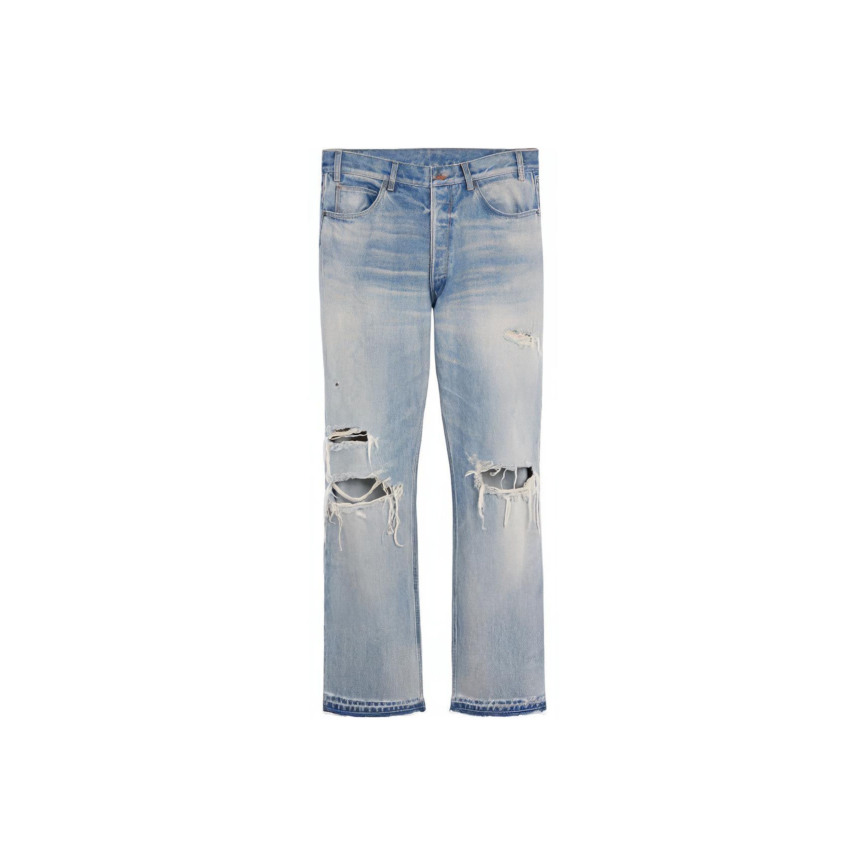 Celine CELINE Distressed Denim Jeans Size 32 Size US 32 / EU 48 - 1 Thumbnail