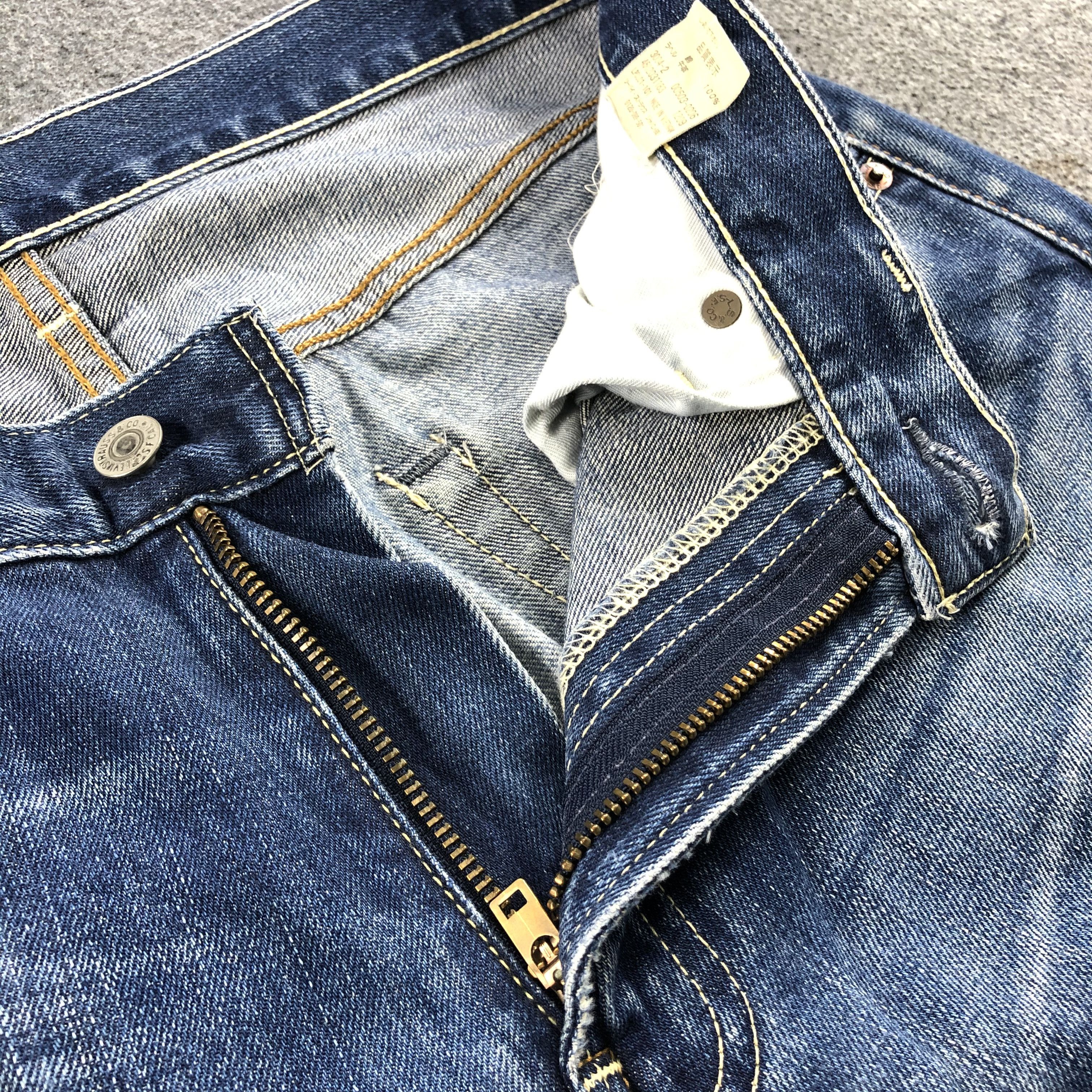 Levi's 90s Vintage Blue Wash Levis 503 Jeans-J1764 Size US 33 - 11 Thumbnail