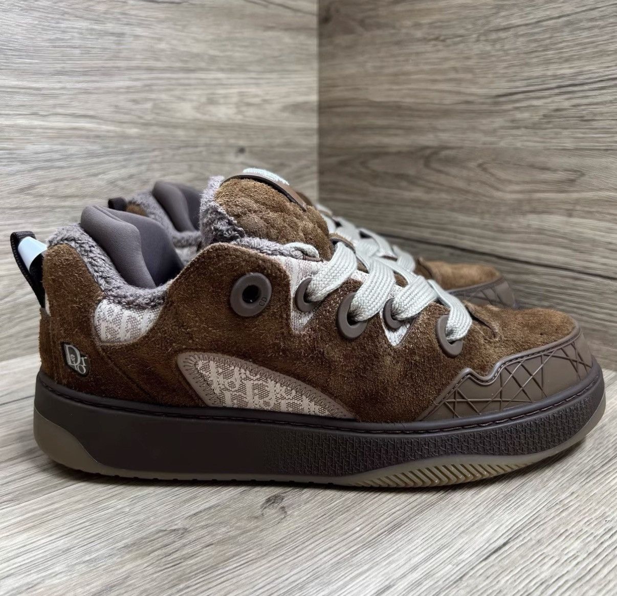 Dior Dior x ERL B9S Brown Bumper Sneakers J41 Size US 8 / EU 41 - 3 Thumbnail