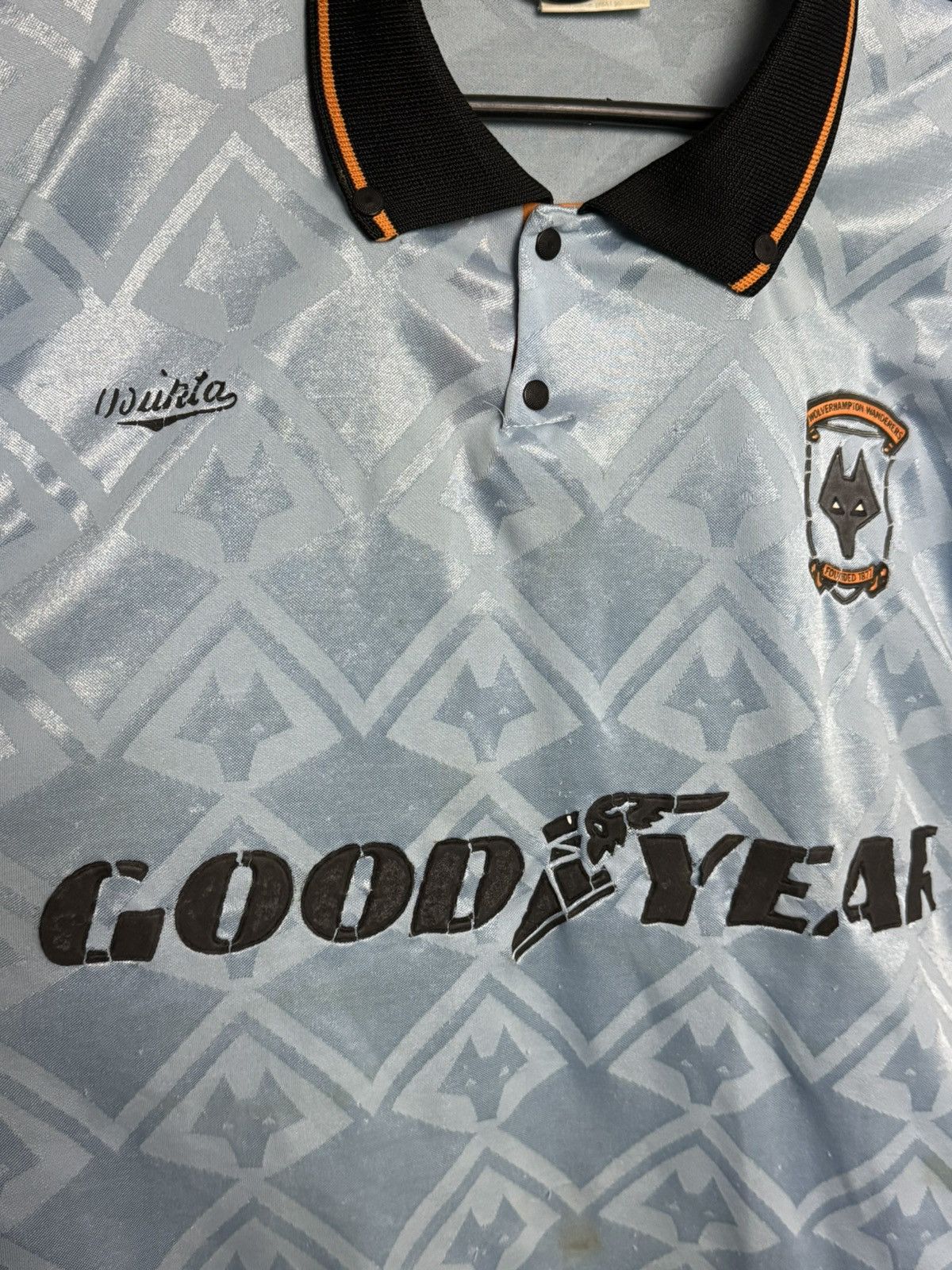 Other Wolverhampton Wanderers 91/92 Third Football Jersey Size US S / EU 44-46 / 1 - 3 Thumbnail