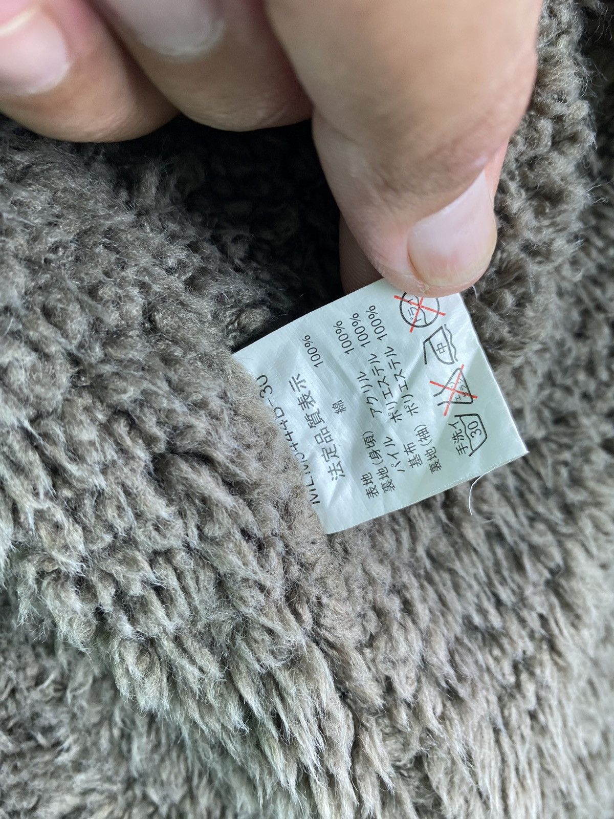 Vintage Vtg 90s Melton checkered design shearling lined work jacket Size US L / EU 52-54 / 3 - 7 Thumbnail