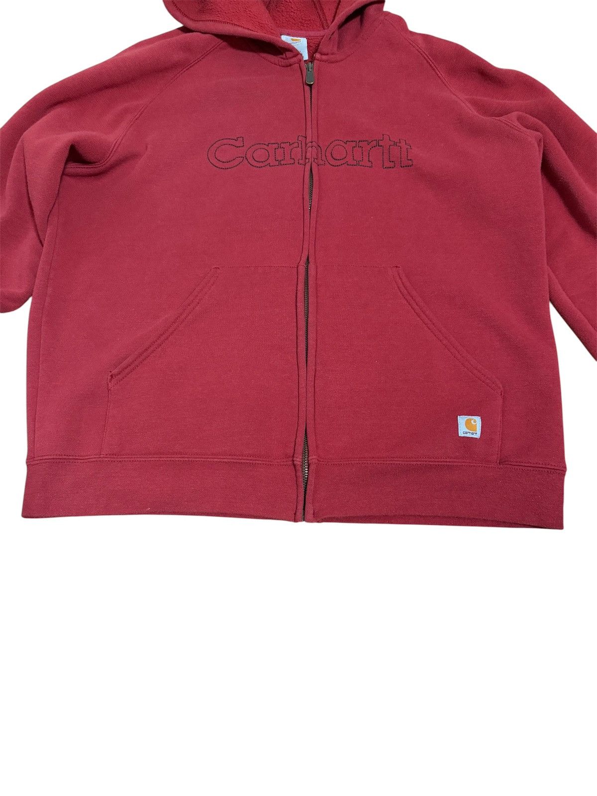 Carhartt 🔥Vintage Carhartt Logo Zip Hoodie/Carhartt Zip Fleece Hoodie Size US L / EU 52-54 / 3 - 2 Thumbnail