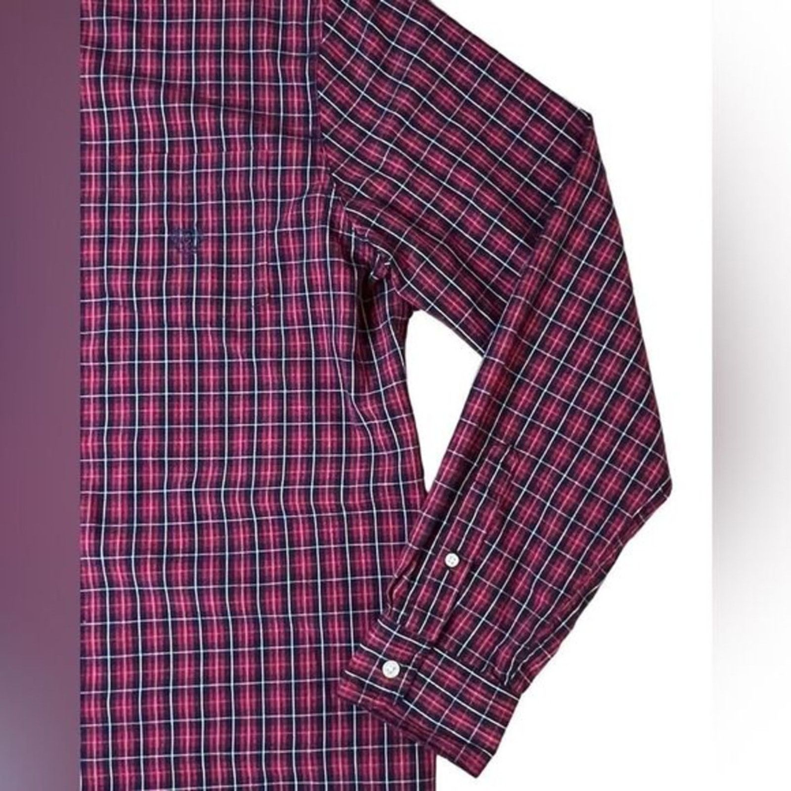 Chaps Chaps Easy Care Button Down Red Plaid Shirt LARGE NWOT Size US L / EU 52-54 / 3 - 3 Thumbnail