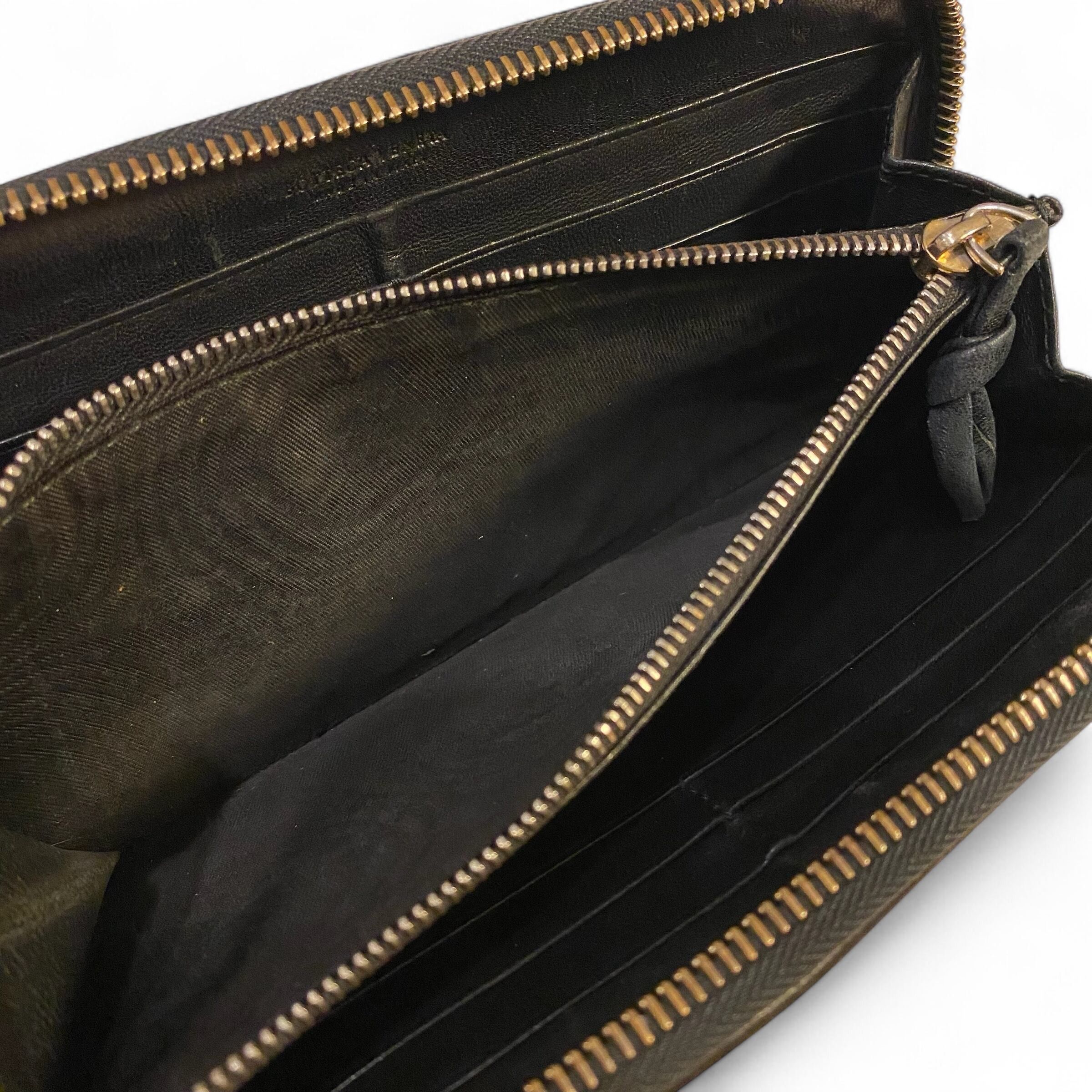 Bottega Veneta Bottega Veneta Intrecciato Long Wallet Round Zip Size ONE SIZE - 6 Thumbnail
