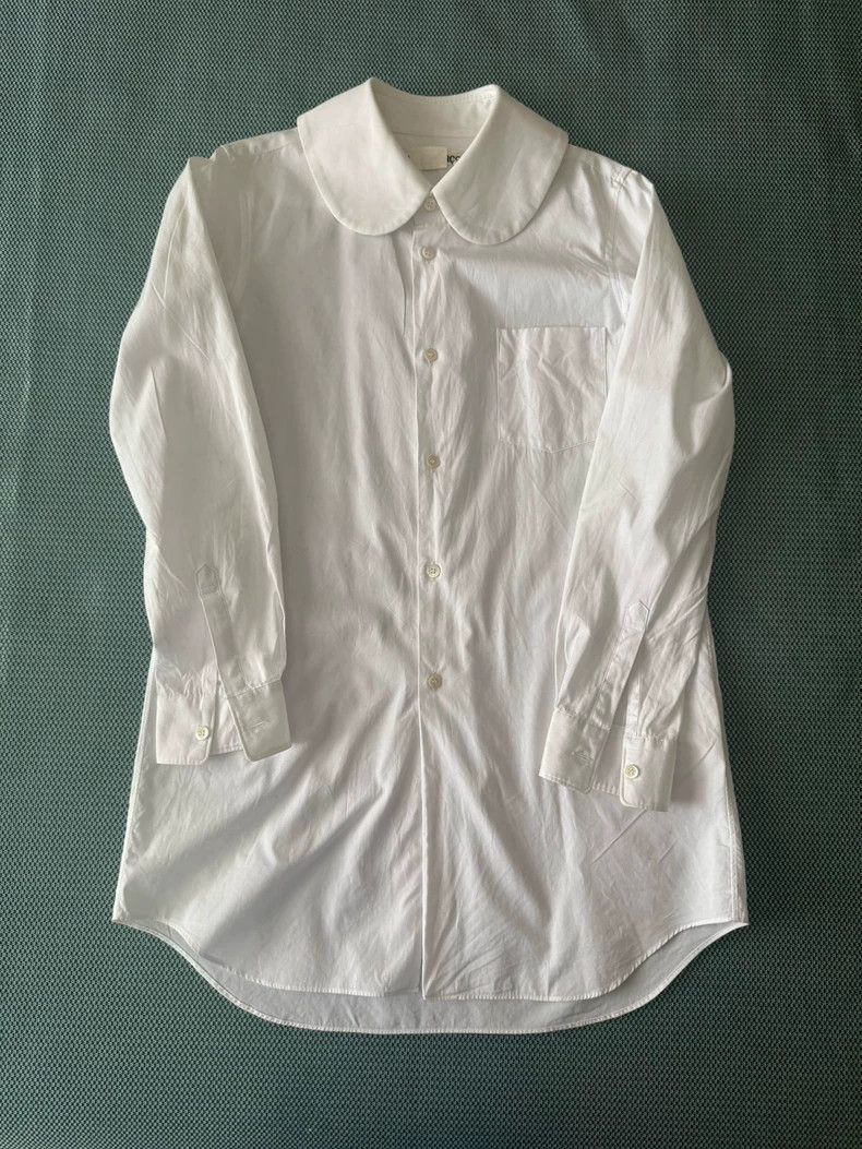 Comme des Garcons Comme Des Garcons White round neck shirt Size S / US 4 / IT 40 - 1 Thumbnail