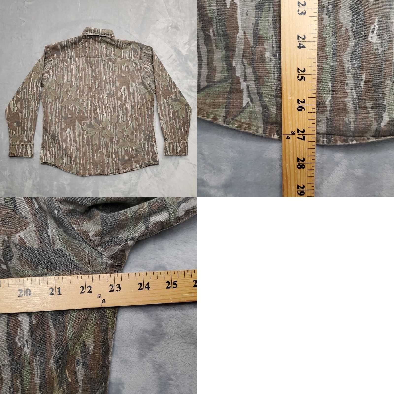 Walls VINTAGE Walls Camo Shirt Men M Green Camo Realtree Camoflage Hunting Made in USA Shirt Regular M Green Camouflage 90s Outdoors Mens Size US M / EU 48-50 / 2 - 8 Thumbnail