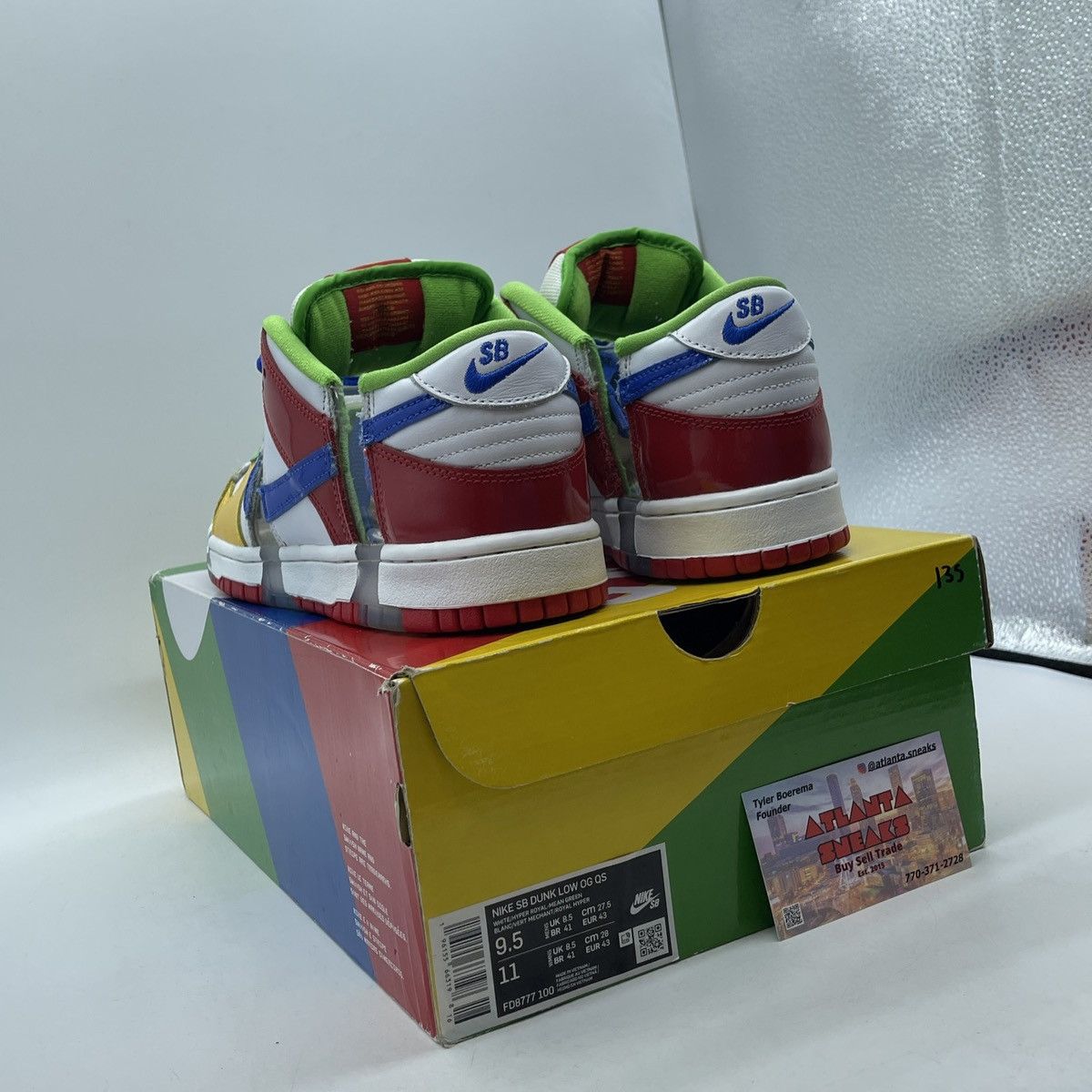 Nike Dunk low SB sandy bodeker Size US 9.5 / EU 42-43 - 4 Thumbnail
