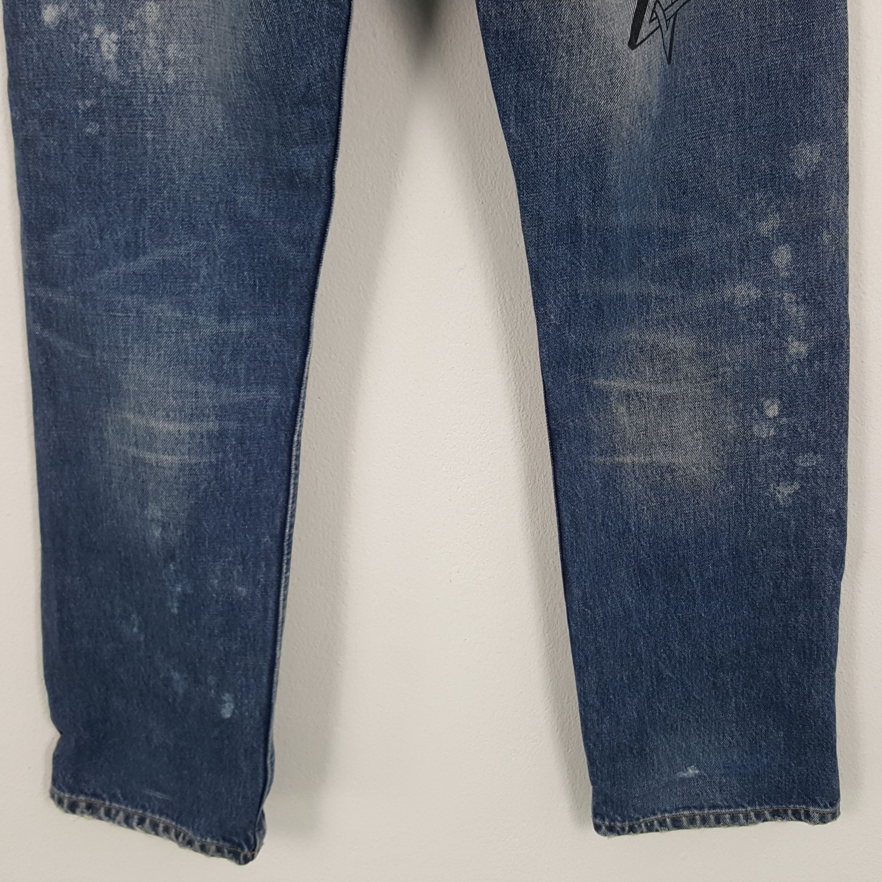 If Six Was Nine × Japanese Brand × Vintage Vintage RNA Sweats Bloods Distressed Style Denim Jeans Size US 33 - 6 Thumbnail