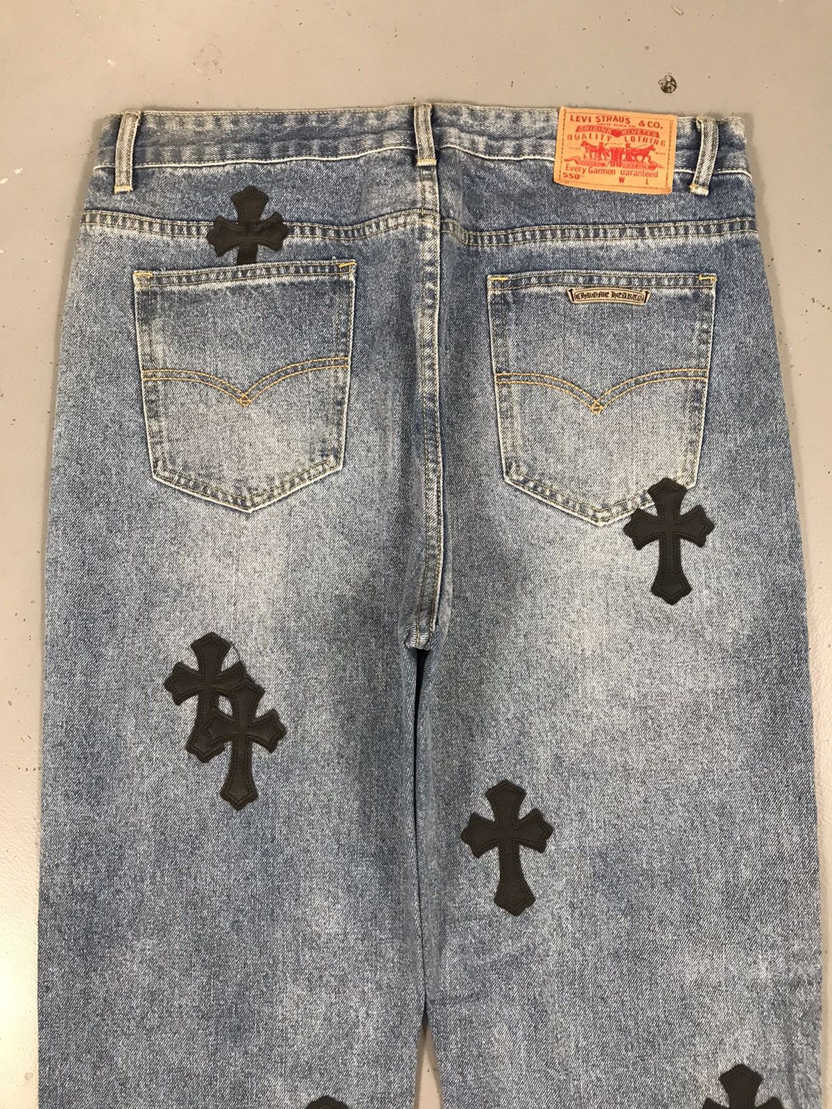 Vintage Rare vintage ch inspired patch denim pant Size US 34 / EU 50 - 11 Thumbnail